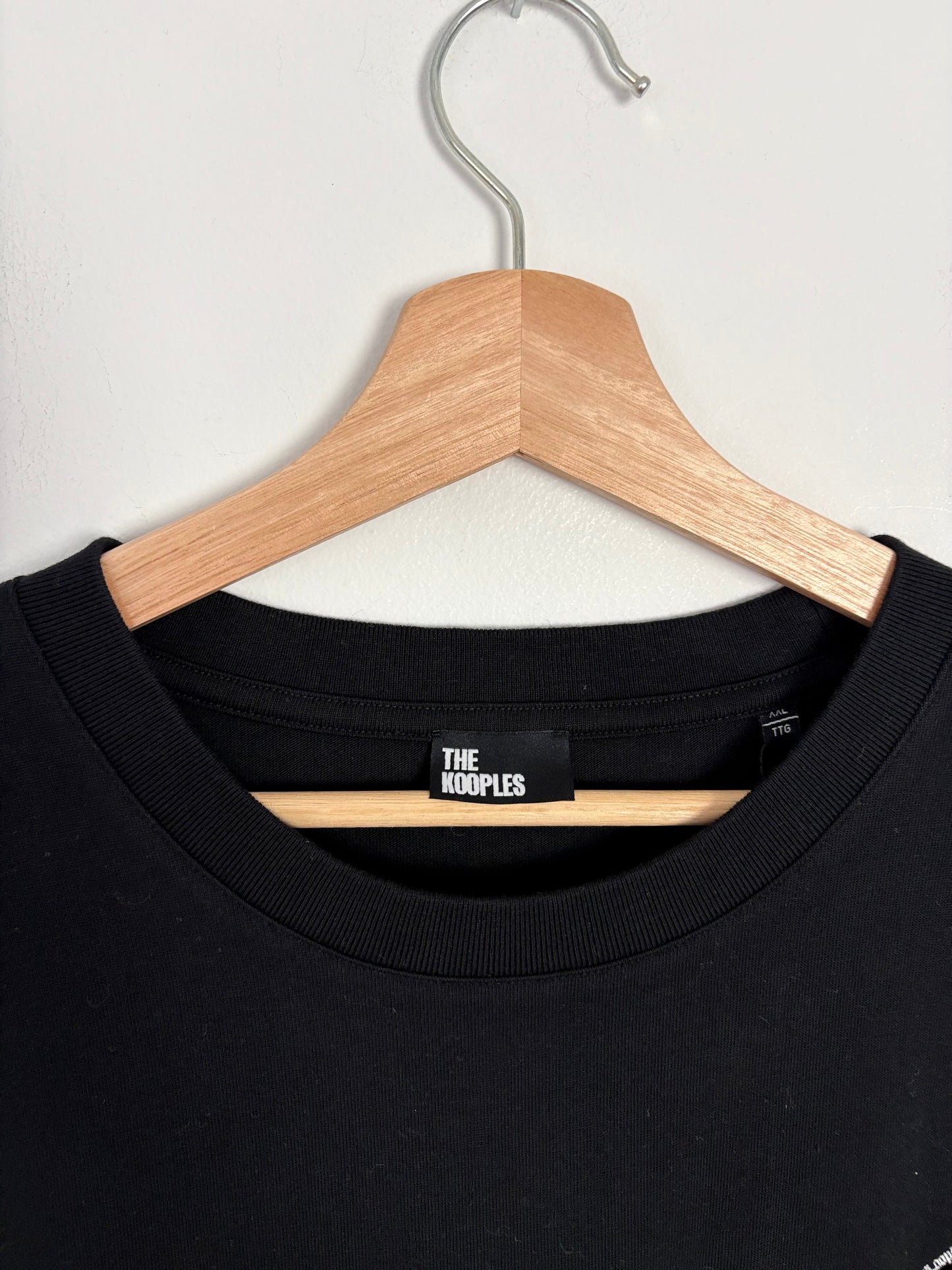 The kooples black logo boxy tee XL/XXL