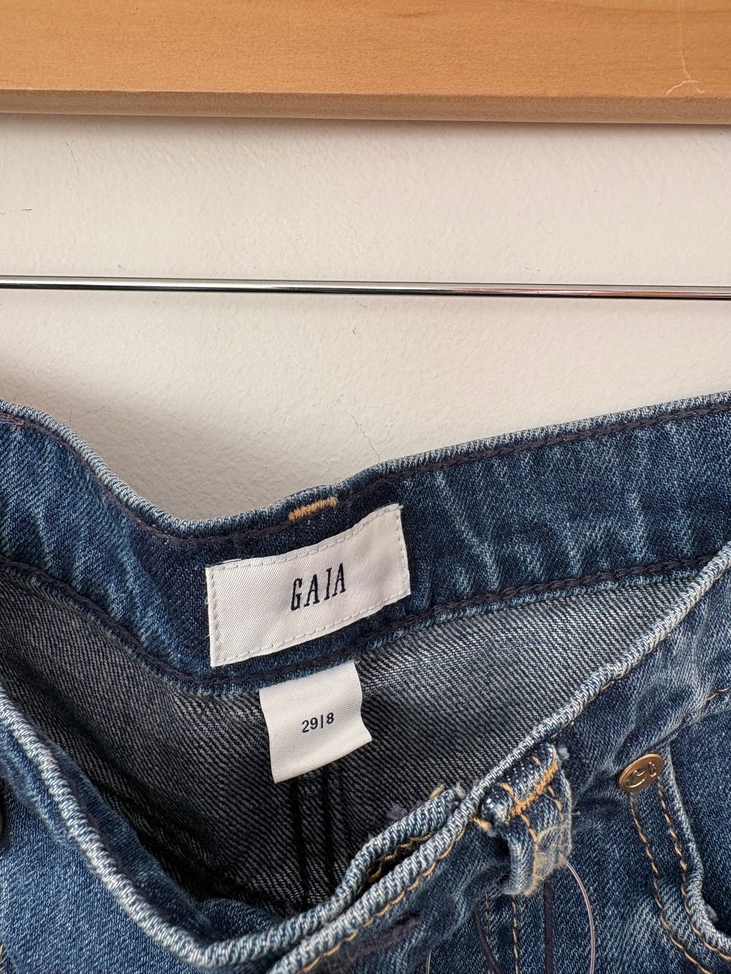 Cult Gaia X GAP wide leg chain jeans W29