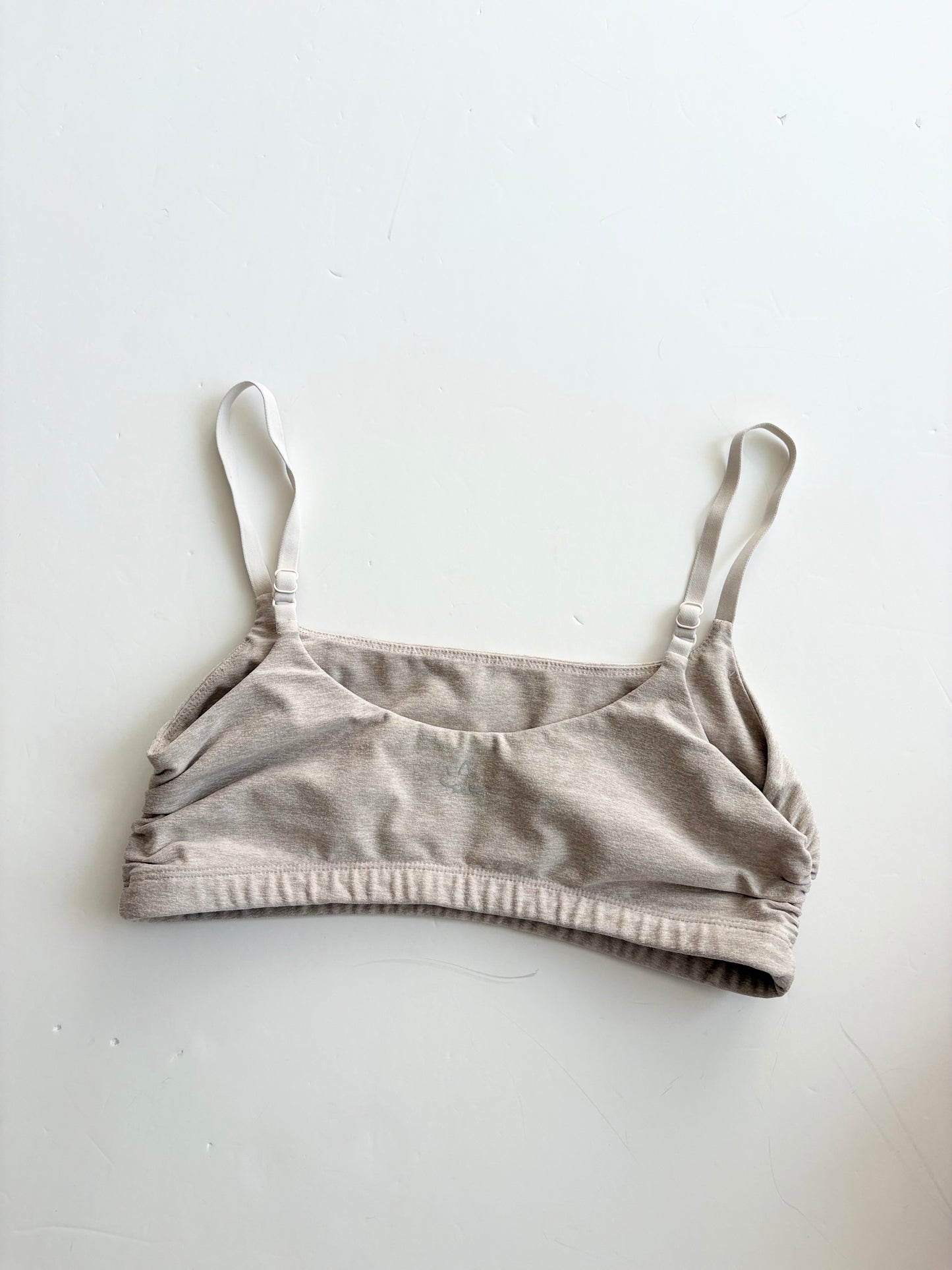 Beyond yoga space dye raise the barre shirred bra S/M