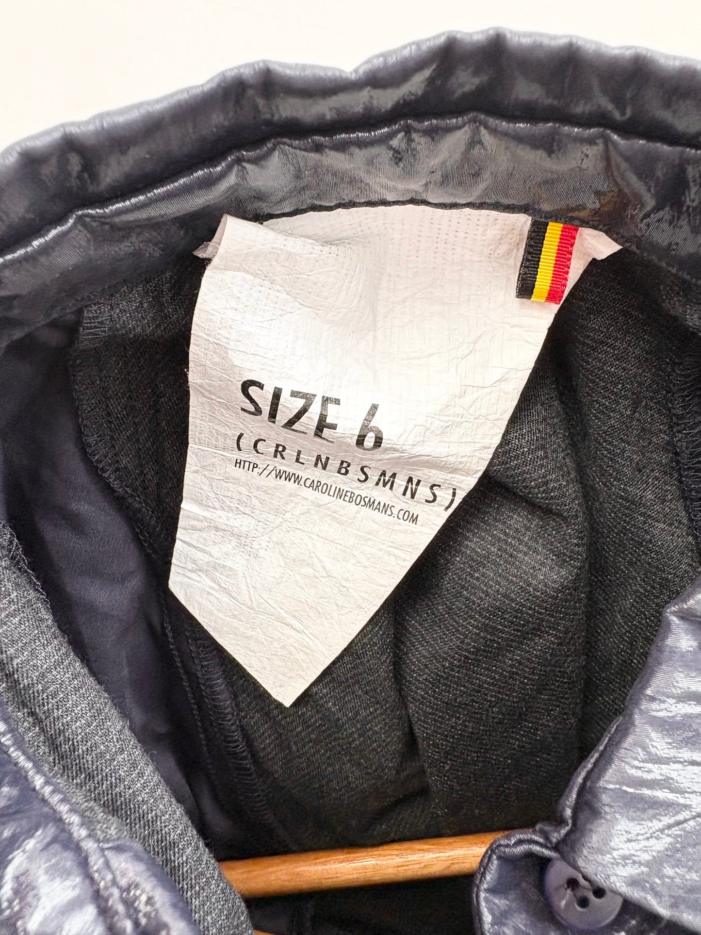 Caronline Bonsmans CRLNBSMNS coated puff sleeve top 6Y