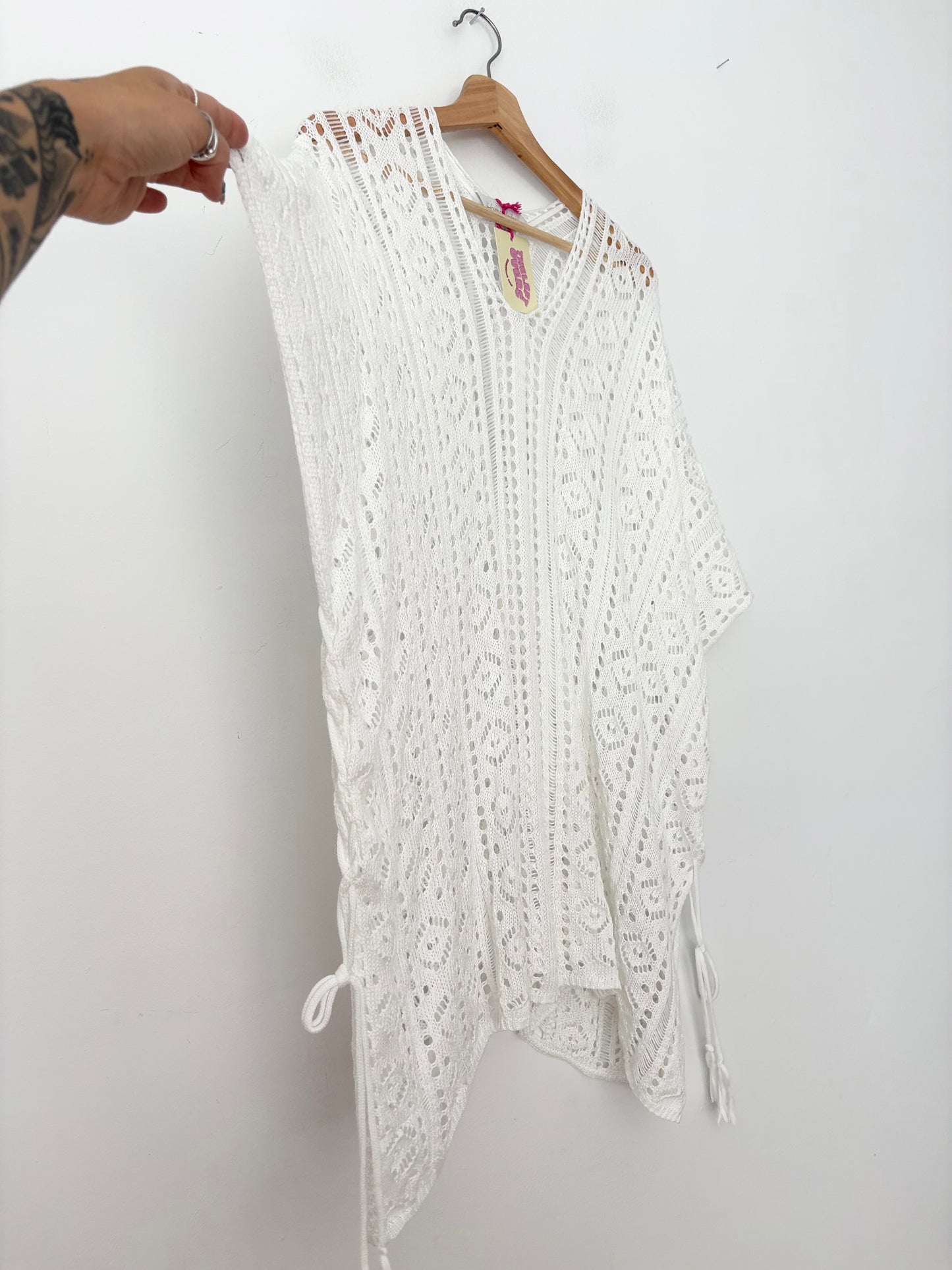 House of Harlow open knit cover up O/S