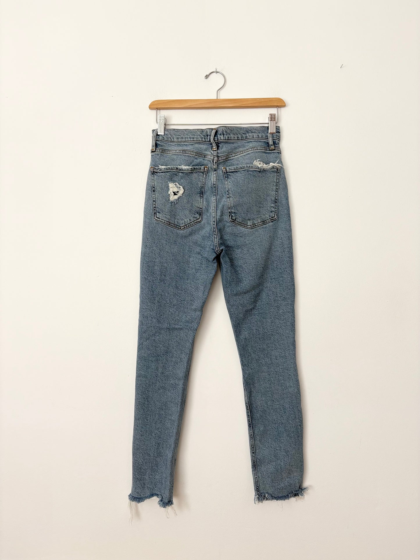 Jean slim taille haute Agolde Nico W25