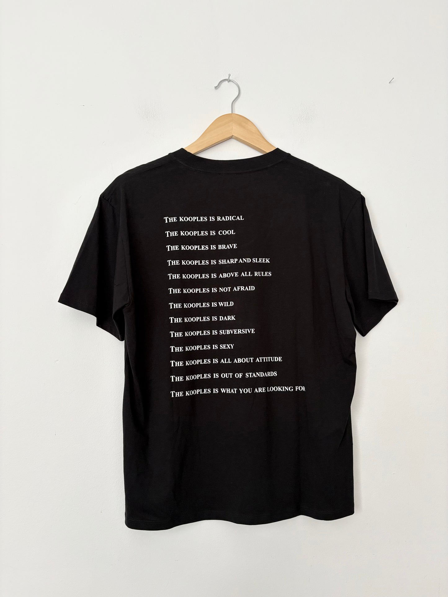 The kooples 'what is' black T shirt M/L