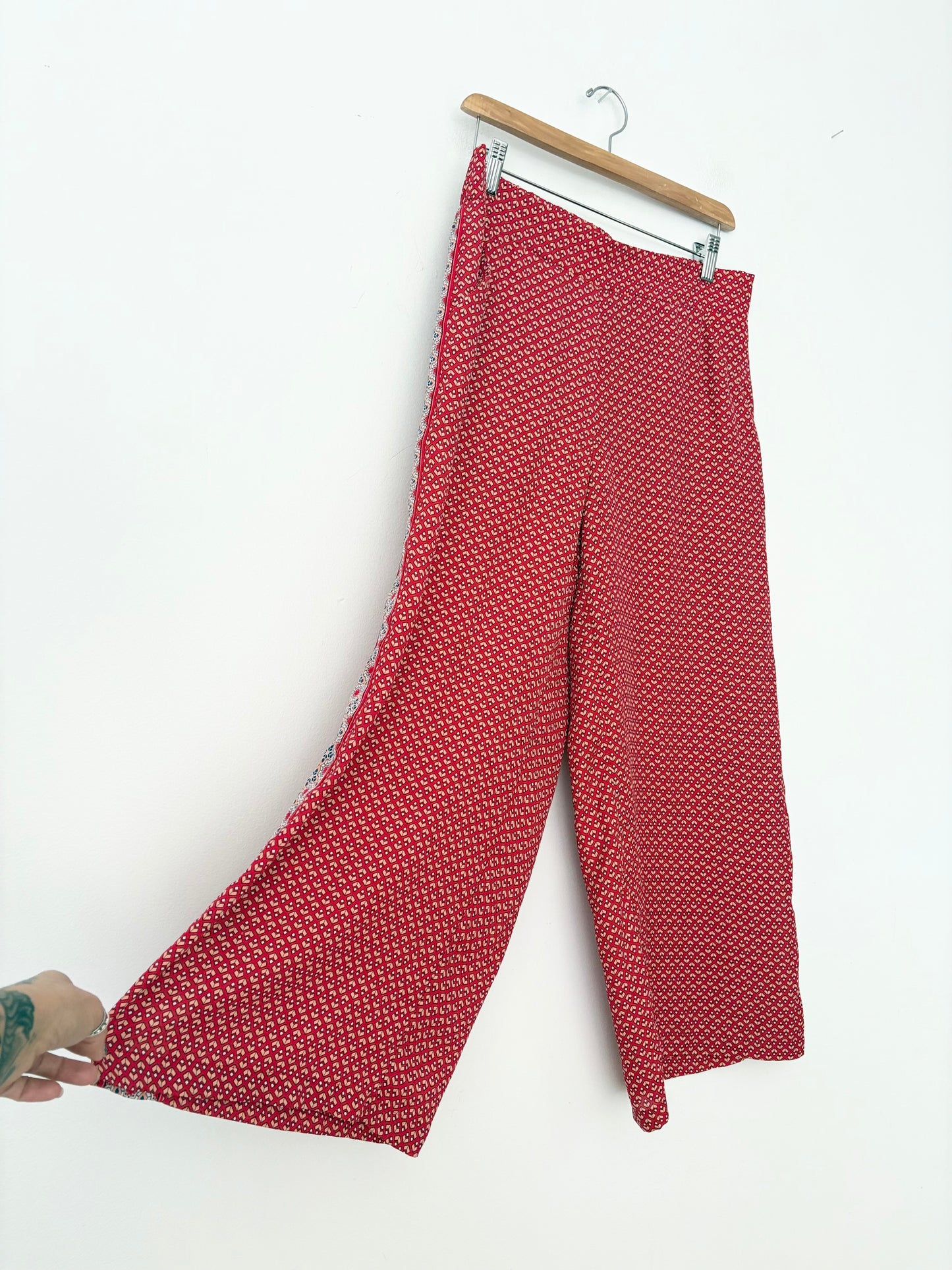 Max Studio printed wide leg pants M/L