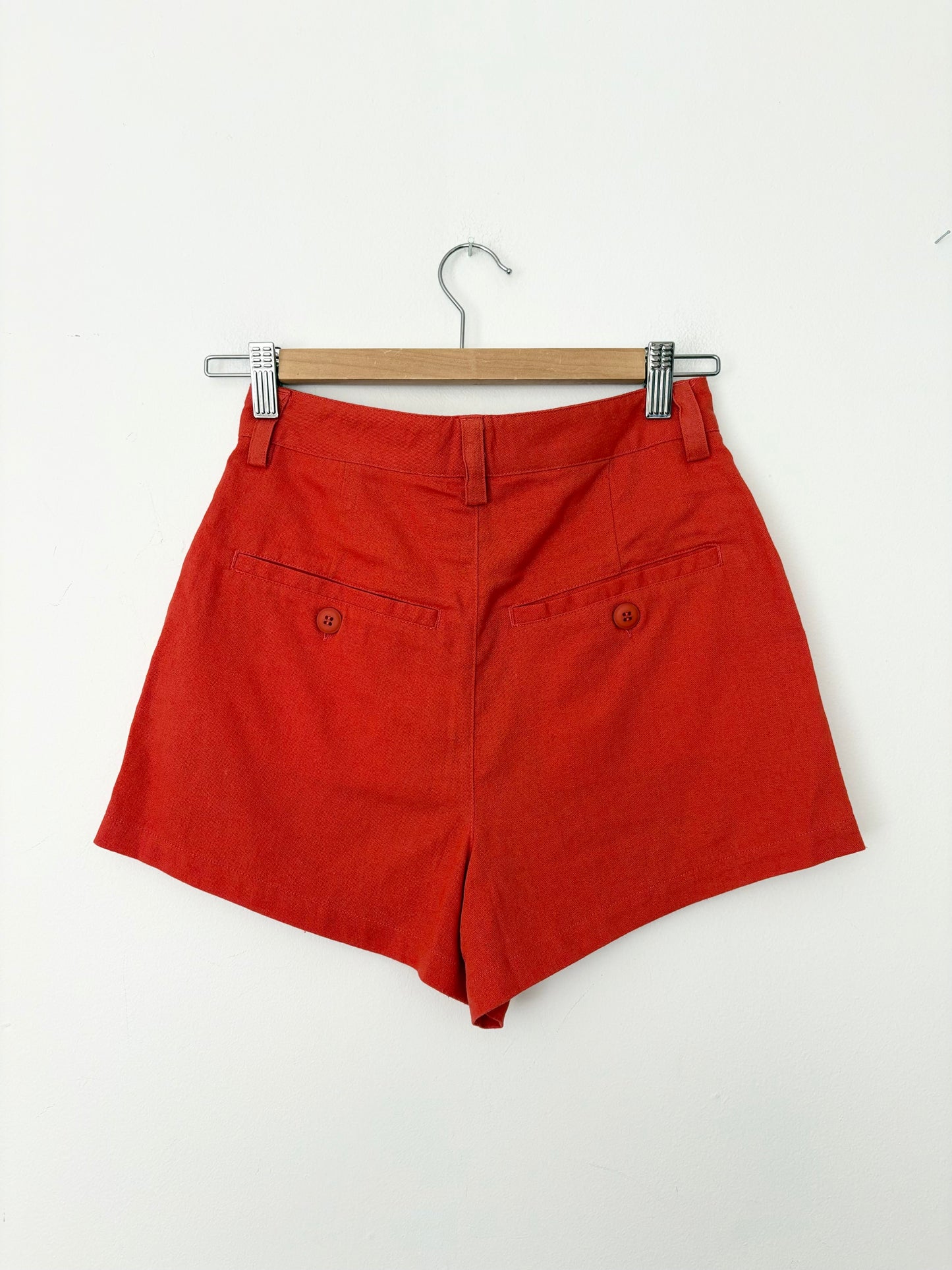 Rollas mirage linen shorts XS