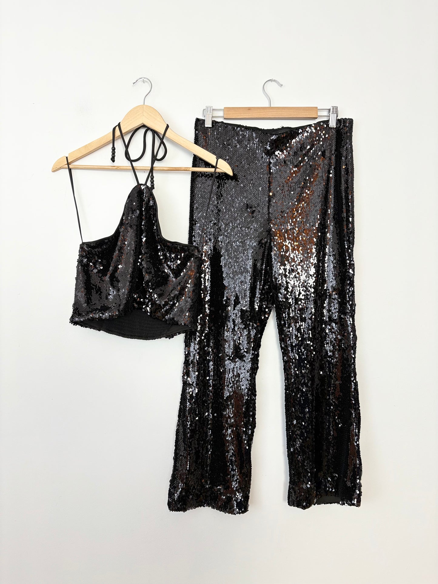 House of Harlow 1960 2 piece sequin set Medium