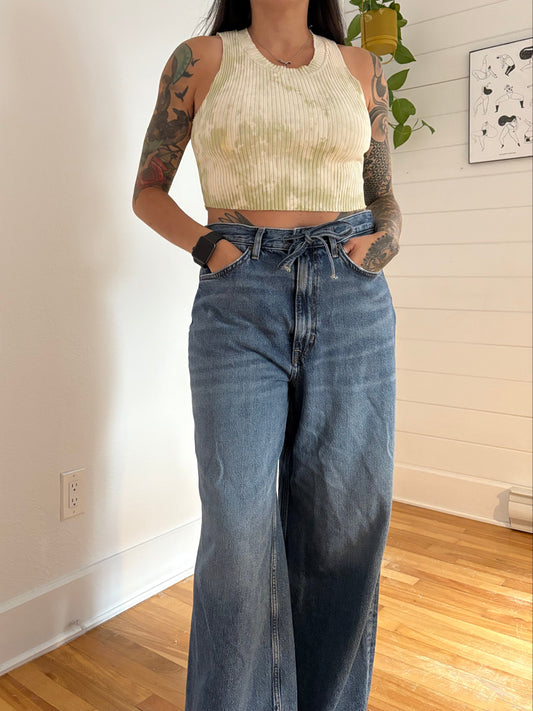 Cotton citizen Ibiza crop tank top Small