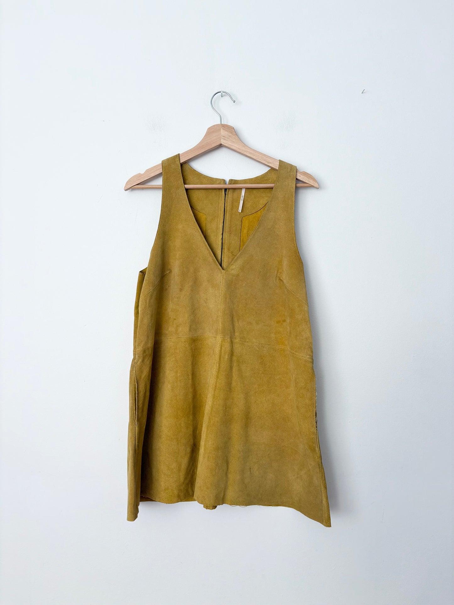 Free People Retro love suede mini dress Small