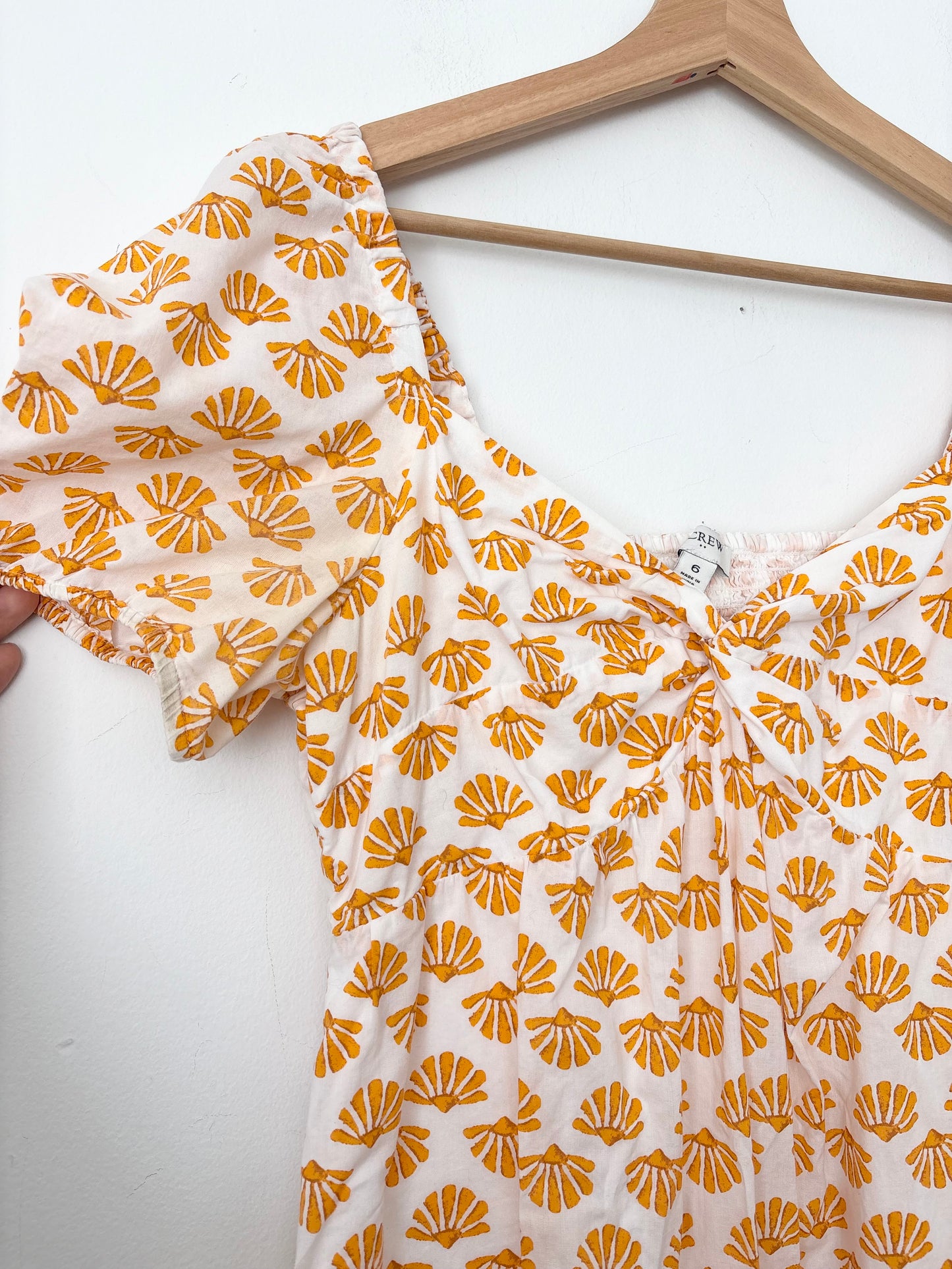 J.Crew twist front midi dress Medium