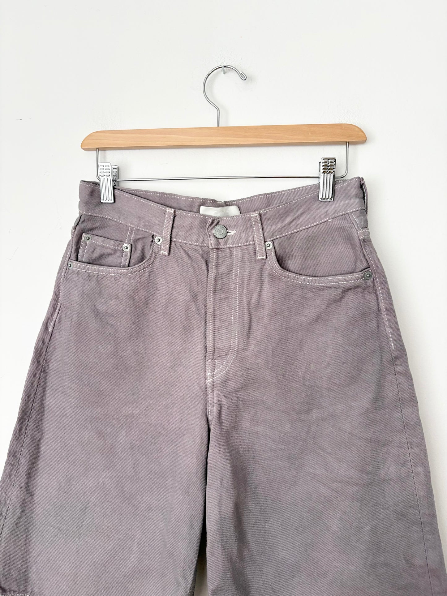 Short en jean COS longueur genou mauve W25/26