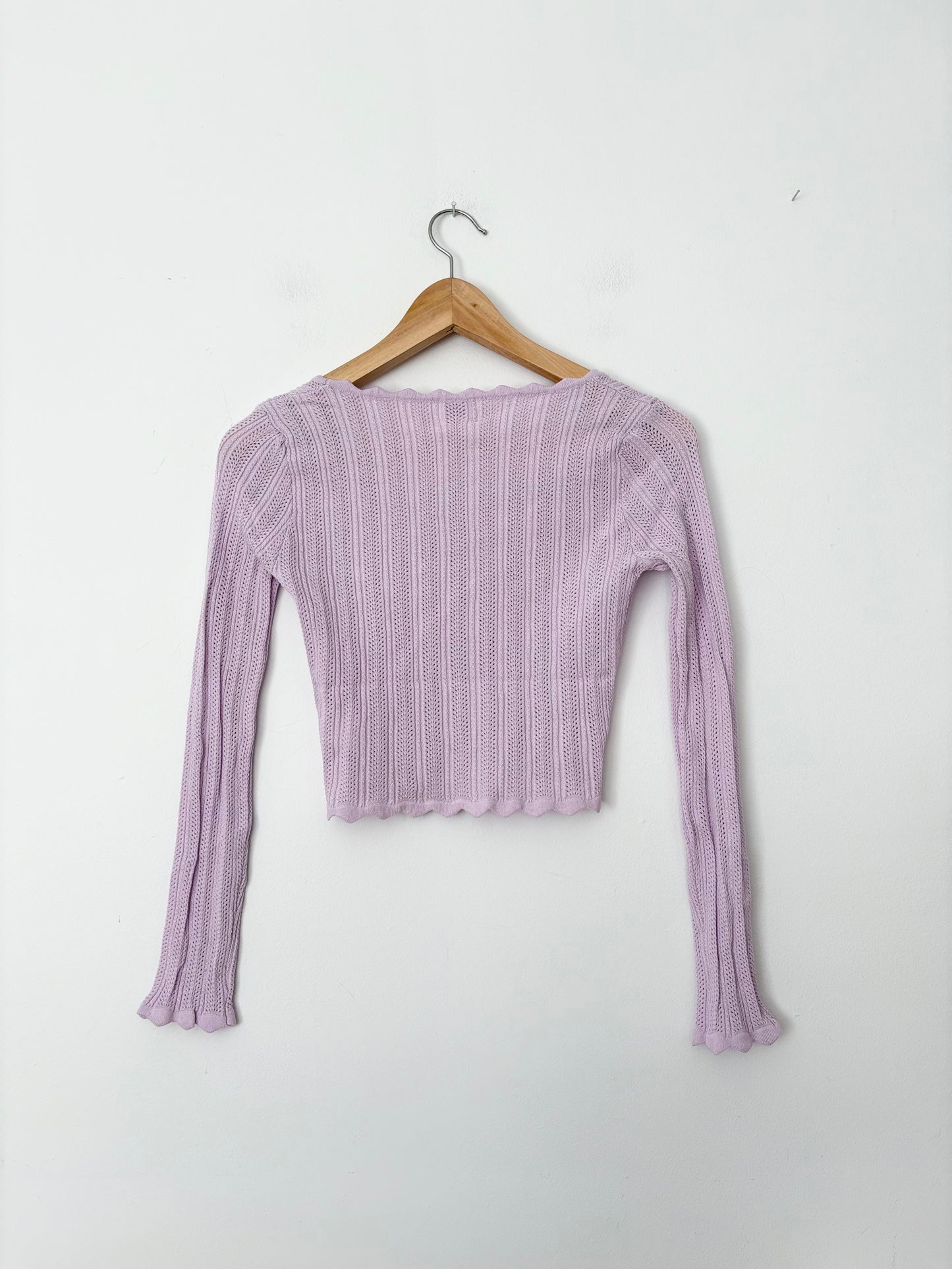 Find me now Layla scallop top  Medium