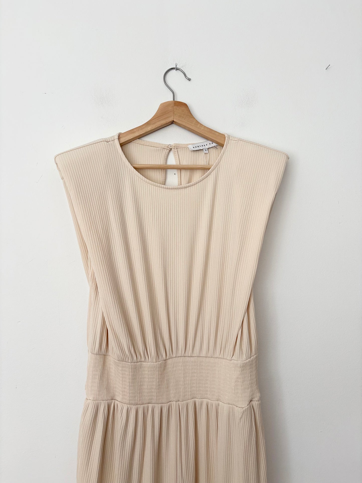Endless rose sleeveless wide leg jumpsuit Large