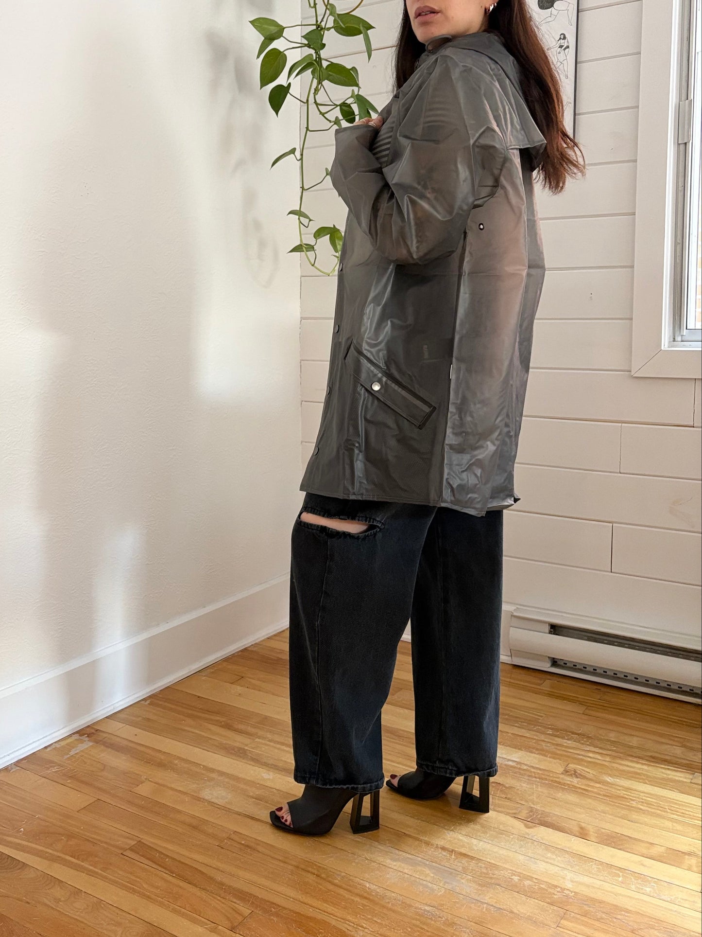 Veste imperméable W3 couleur Brume, taille L