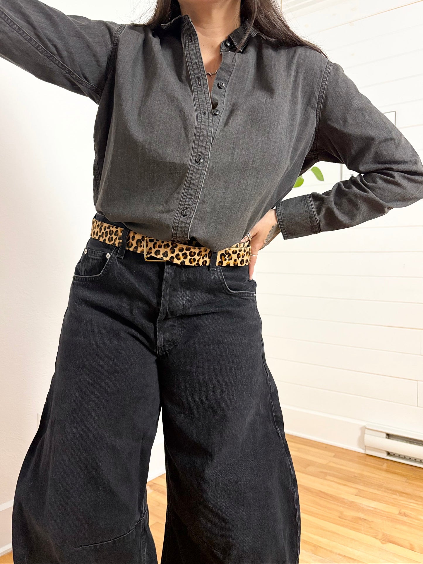 Chemise en jean Madewell à boutons, taille S