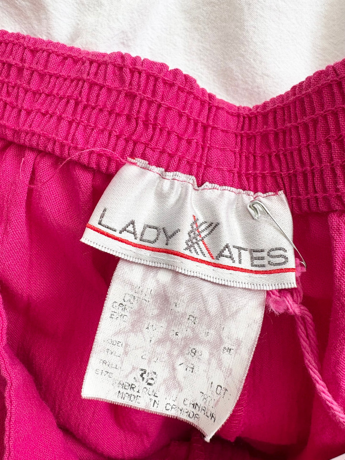 Vintage pink gauze shorts W32