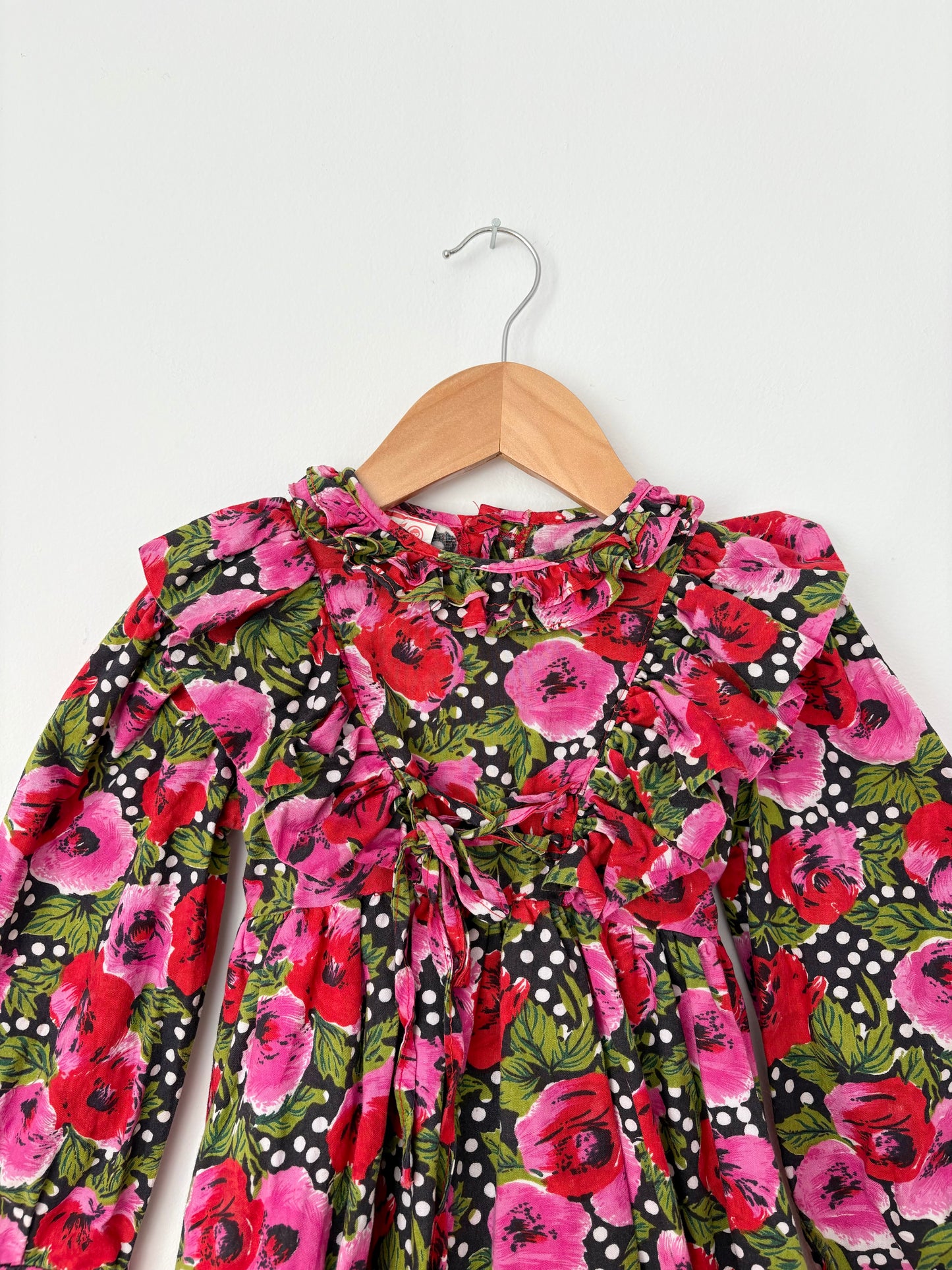 vintage floral dress 4T