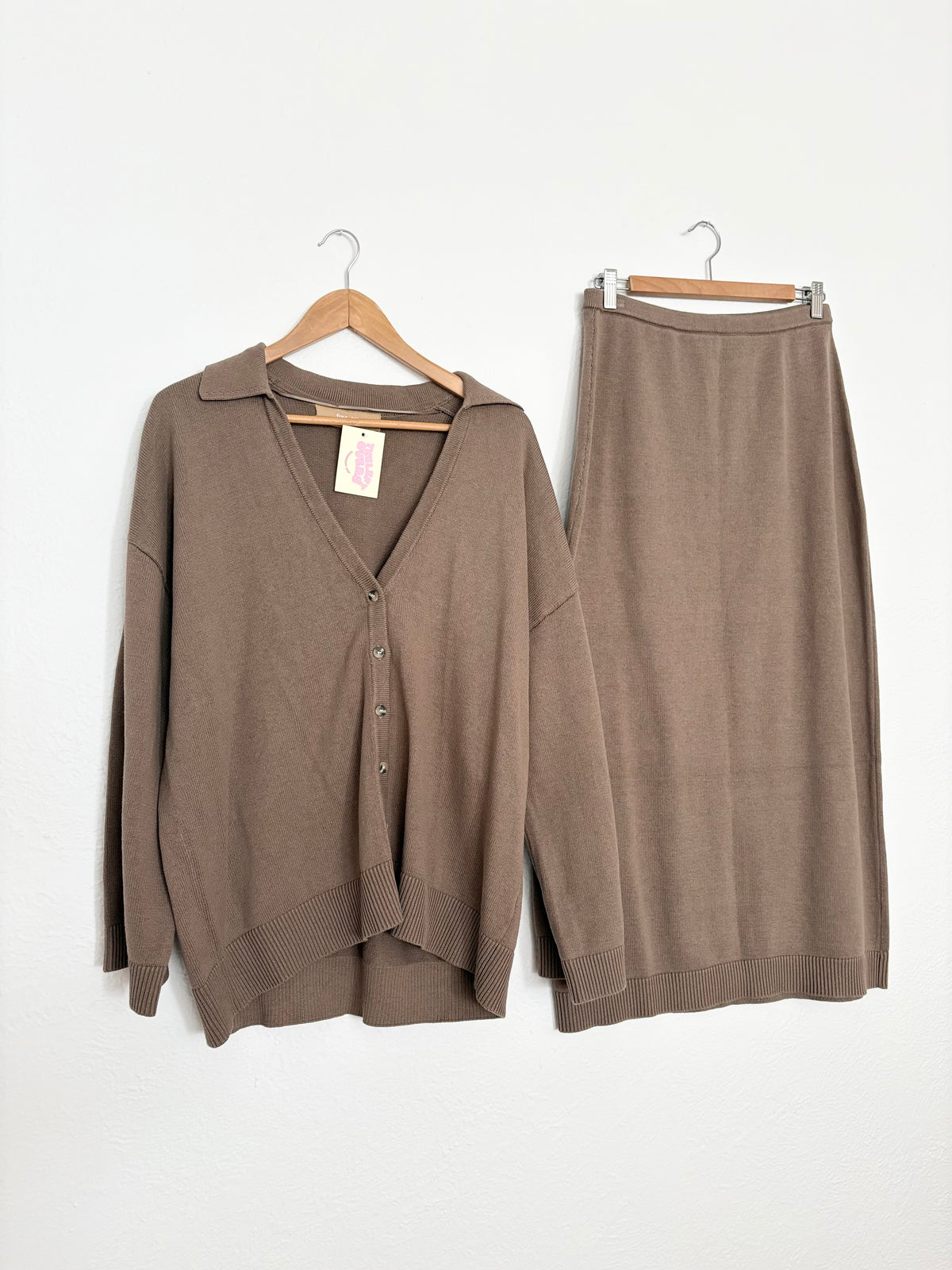 Free People Gwenna sweater set Medium