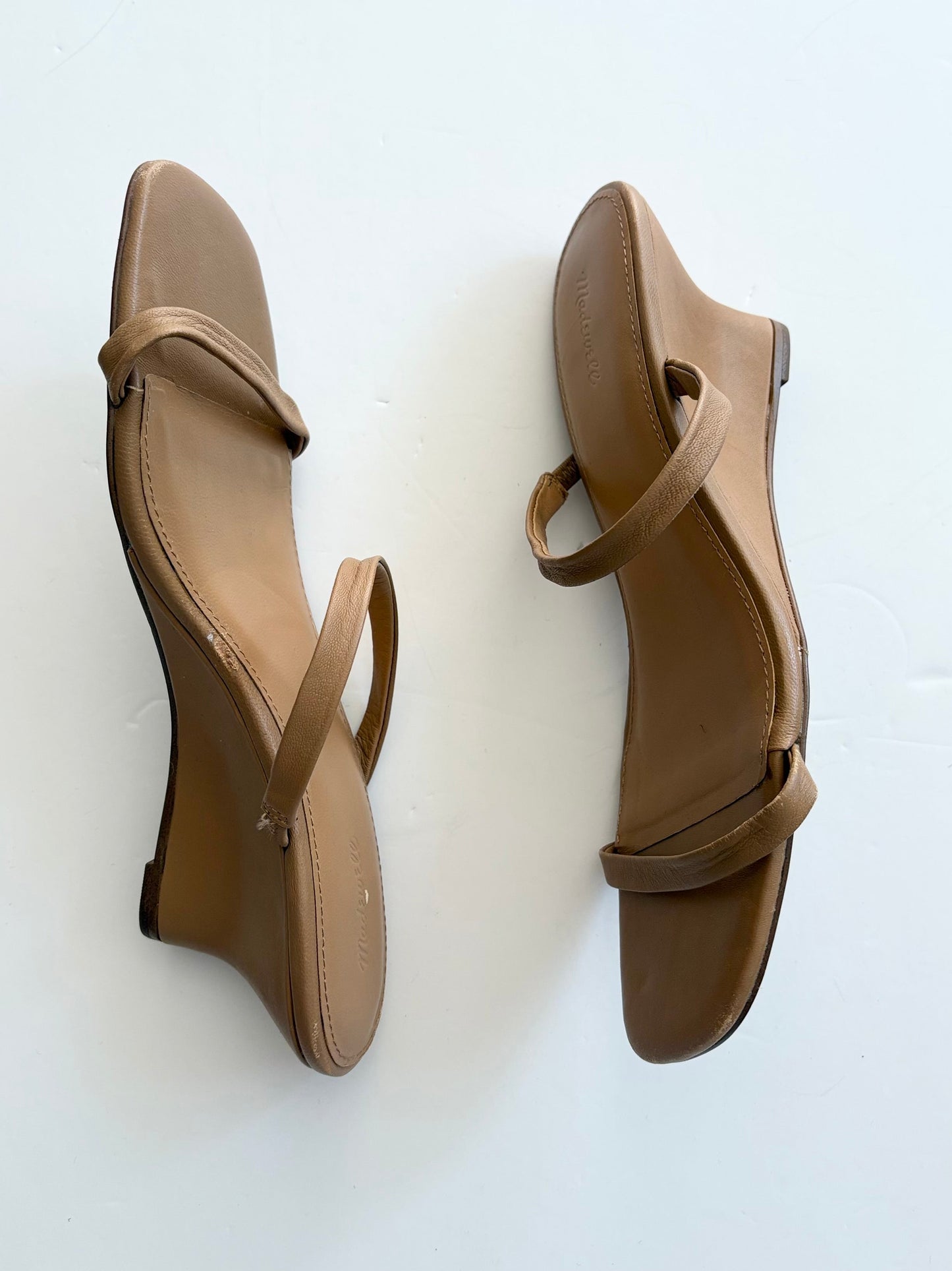Sandales compensées en cuir Kimmy Madewell