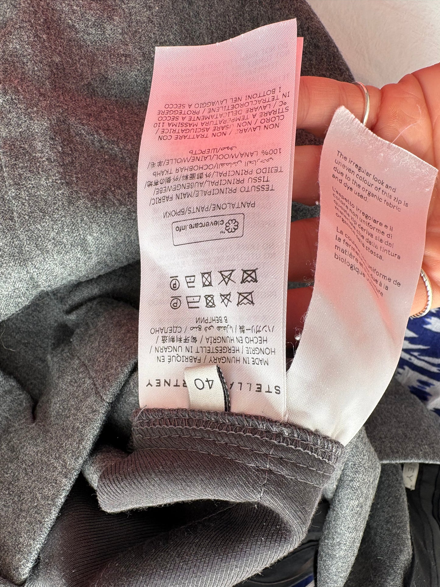 Stella Mccartney wool crop trousers W29/30