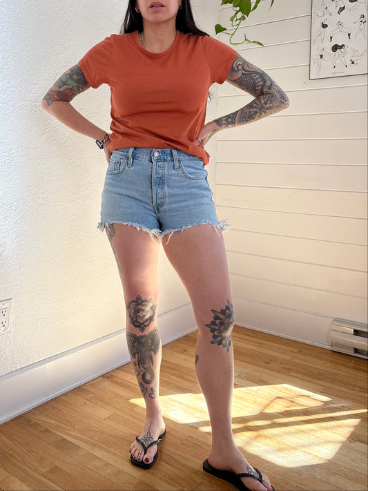 Levis 501 denim shorts W28