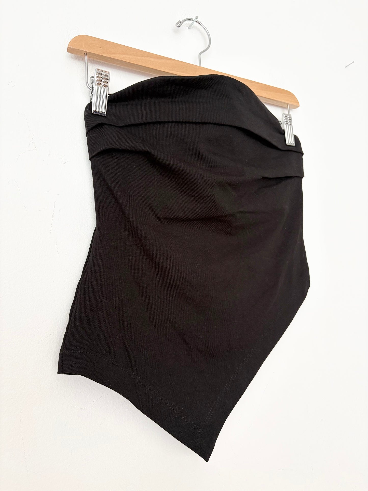 Zara asymmetric bandeau top S/M