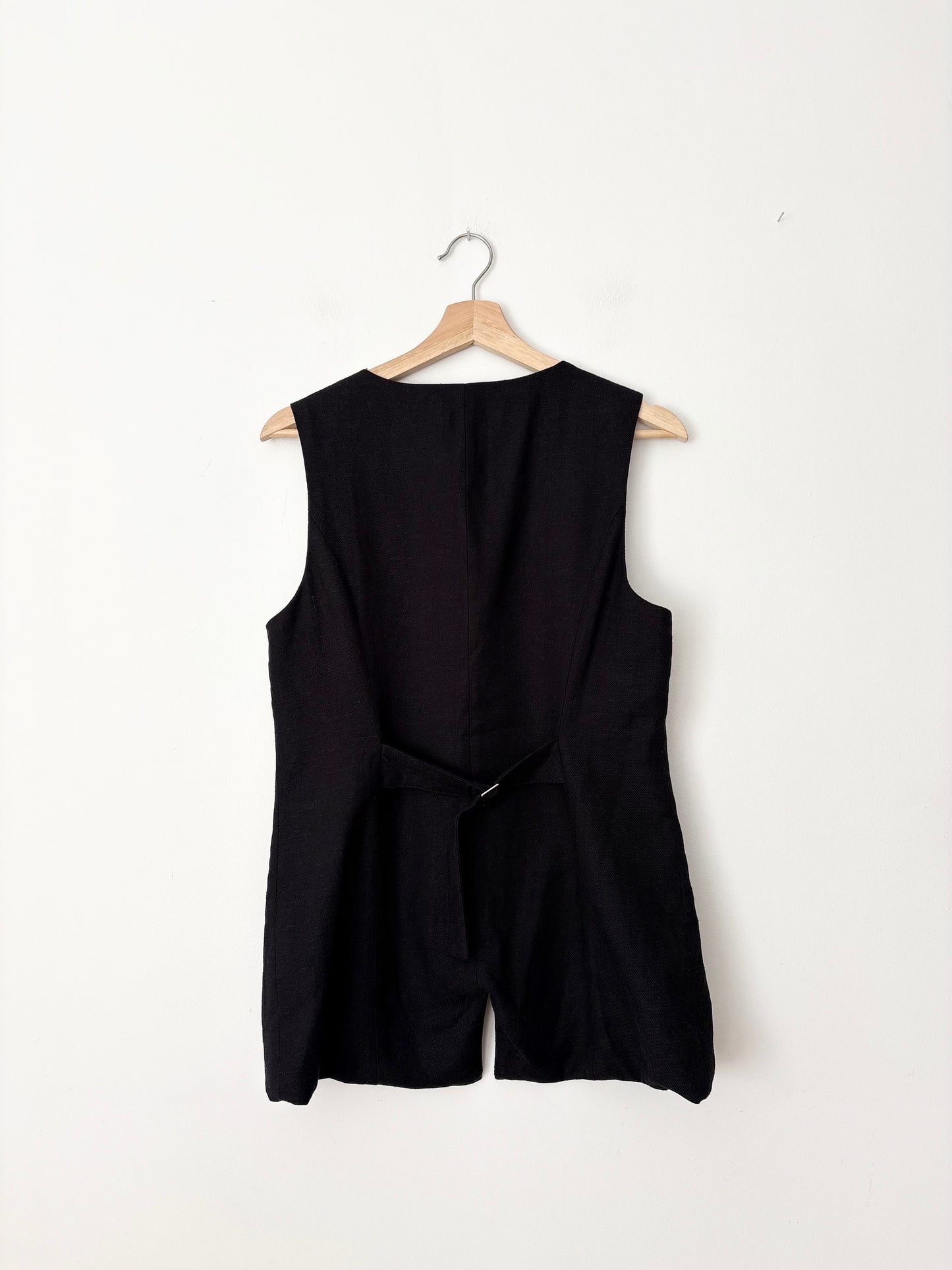 Gilet en lin mélangé English Factory, taille M