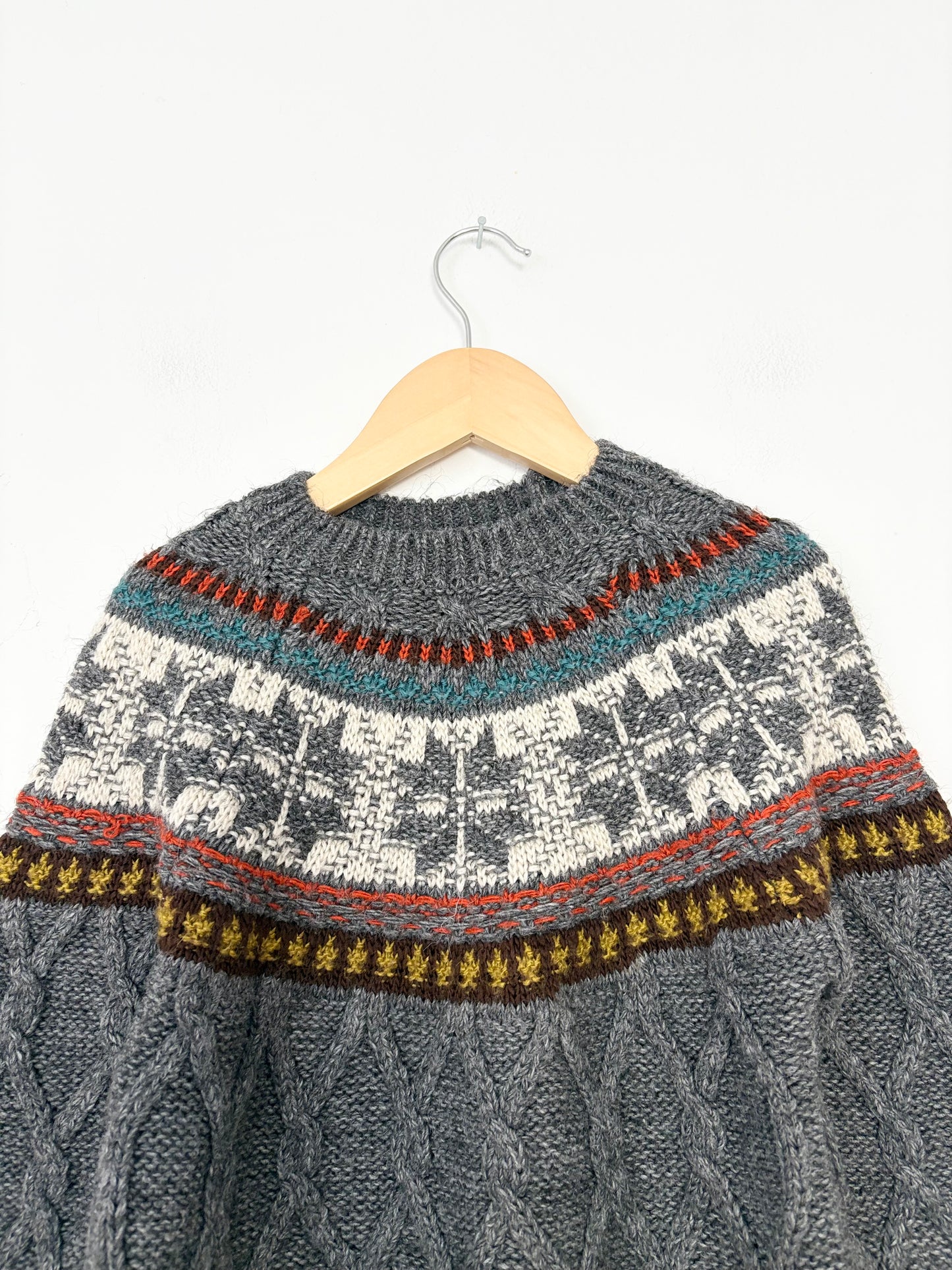 Pull Zara en maille torsadée 4/5 ans