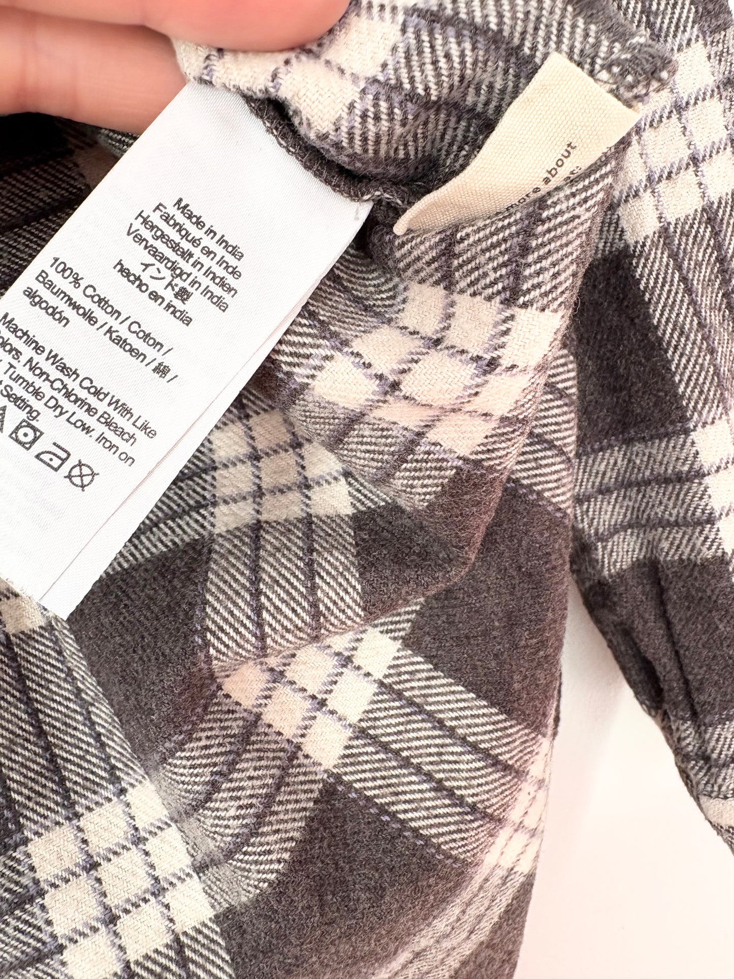 Madewell Oversized Ex-Boyfriend Swing Shirt in Pinella Plaid Medium