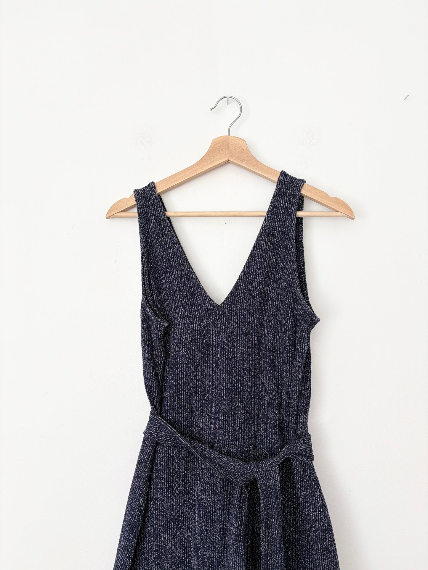 Gap rib knit wide leg jumpsuit Medium