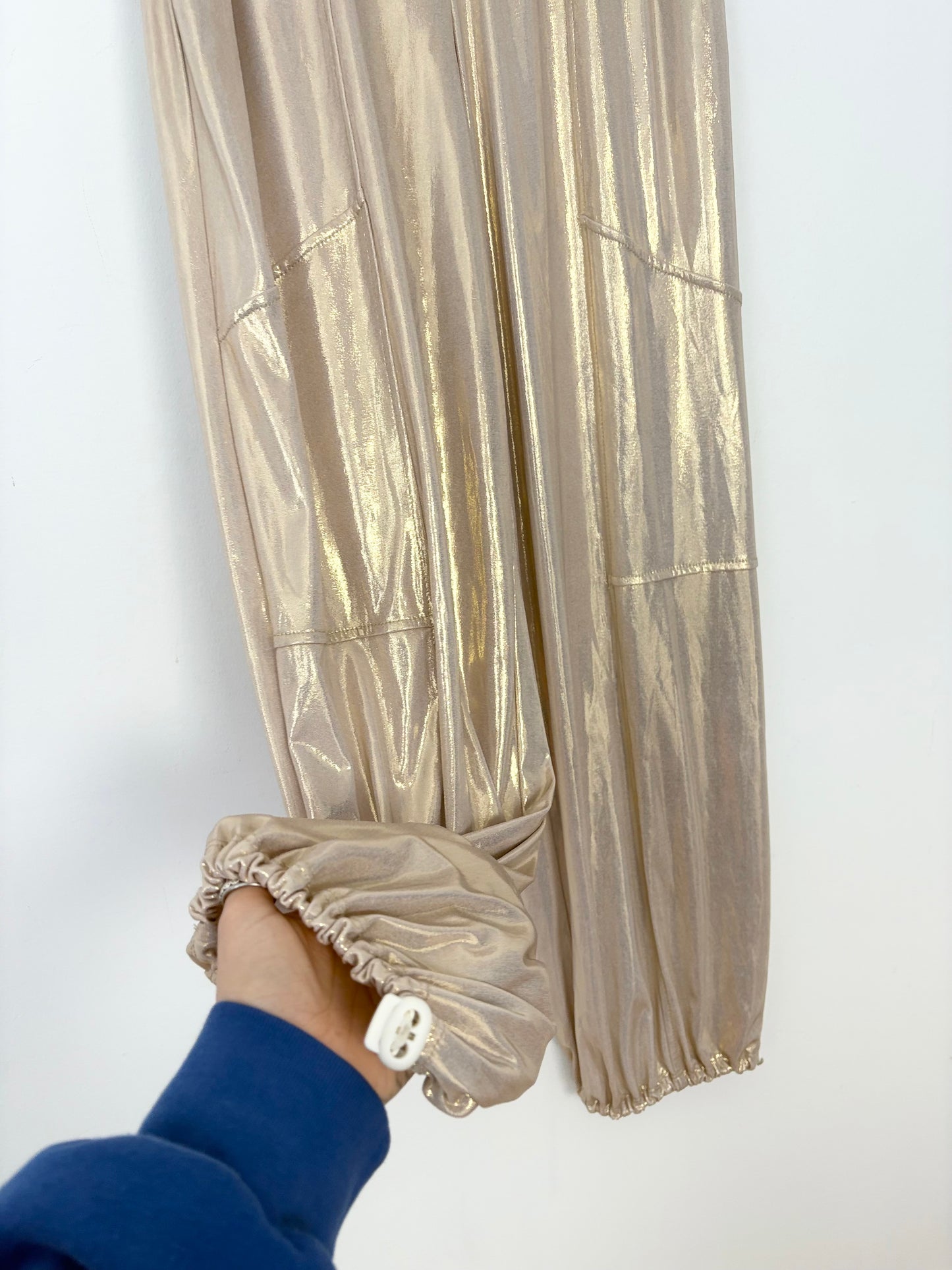 Urban Renewal Luella Shimmer linen toggle pants Medium