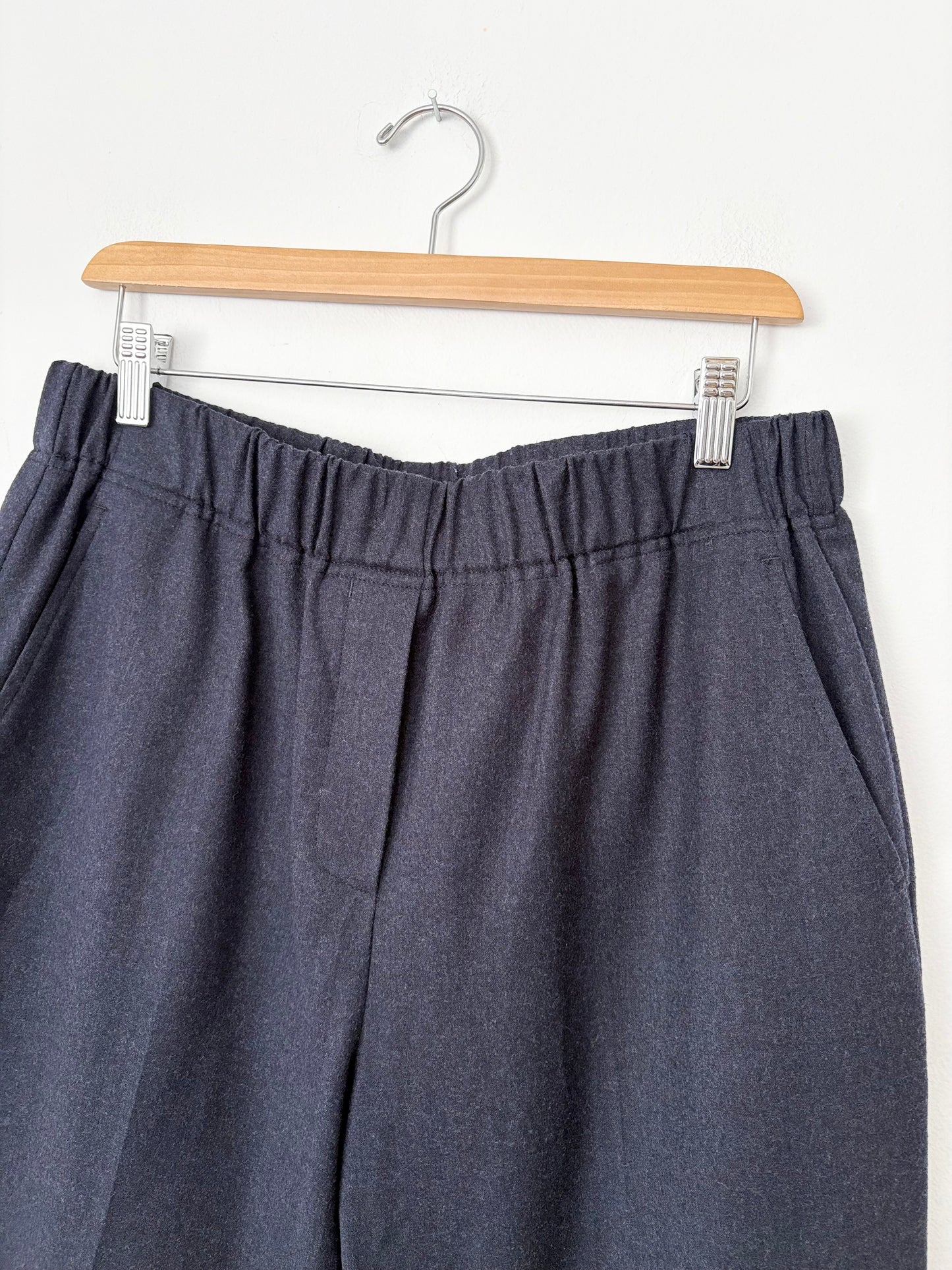 Pantalon en flanelle de laine Maxmara Weekend, taille XL