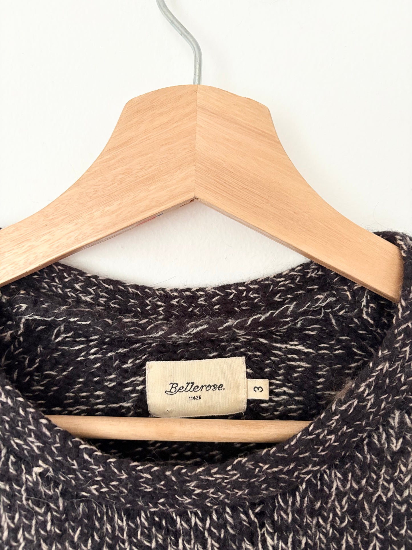 Bellerose wool blend marled knit sweater S/M