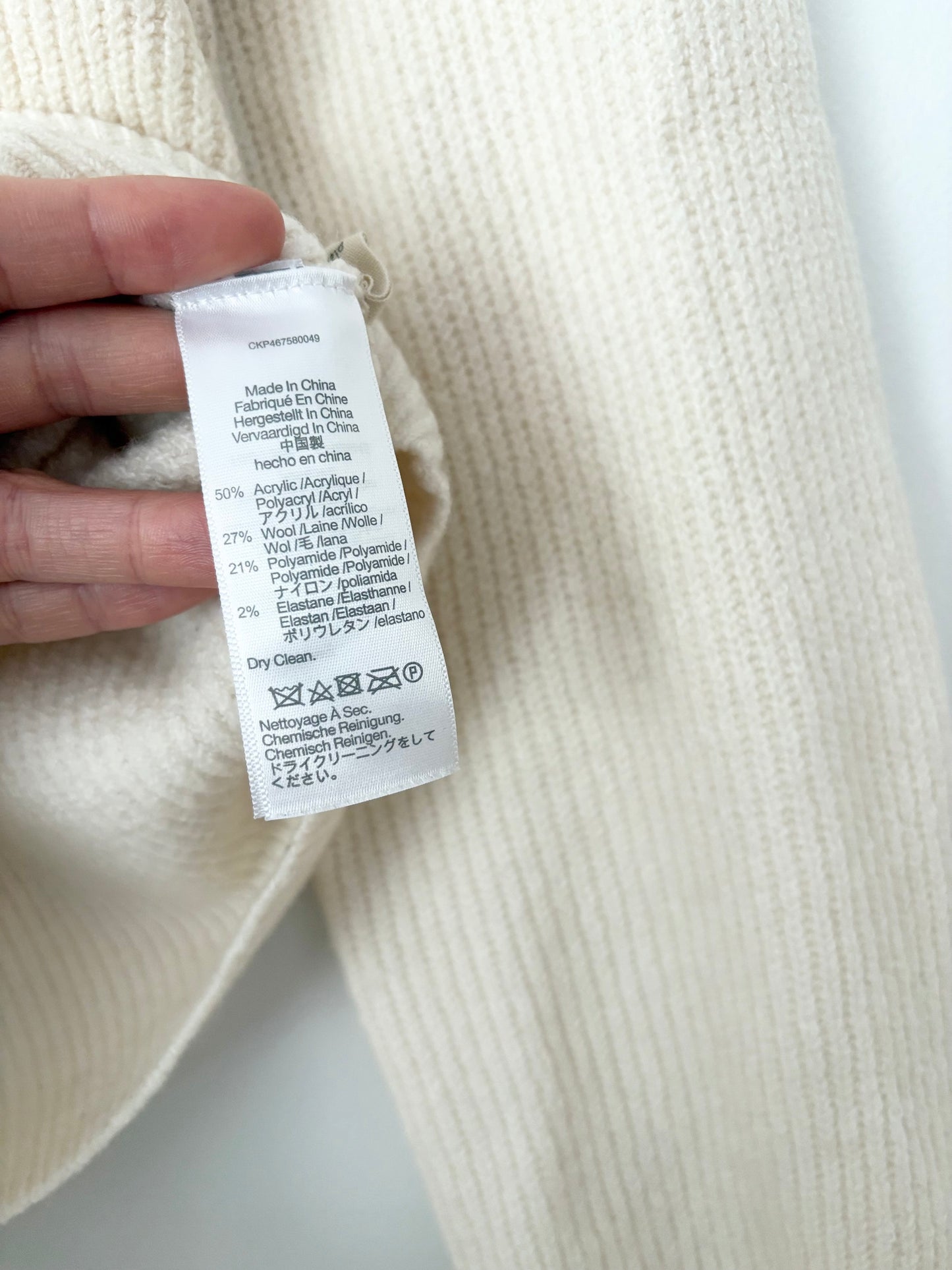 Pull Madewell Melwood à col carré en laine mélangée, tailles XS à M