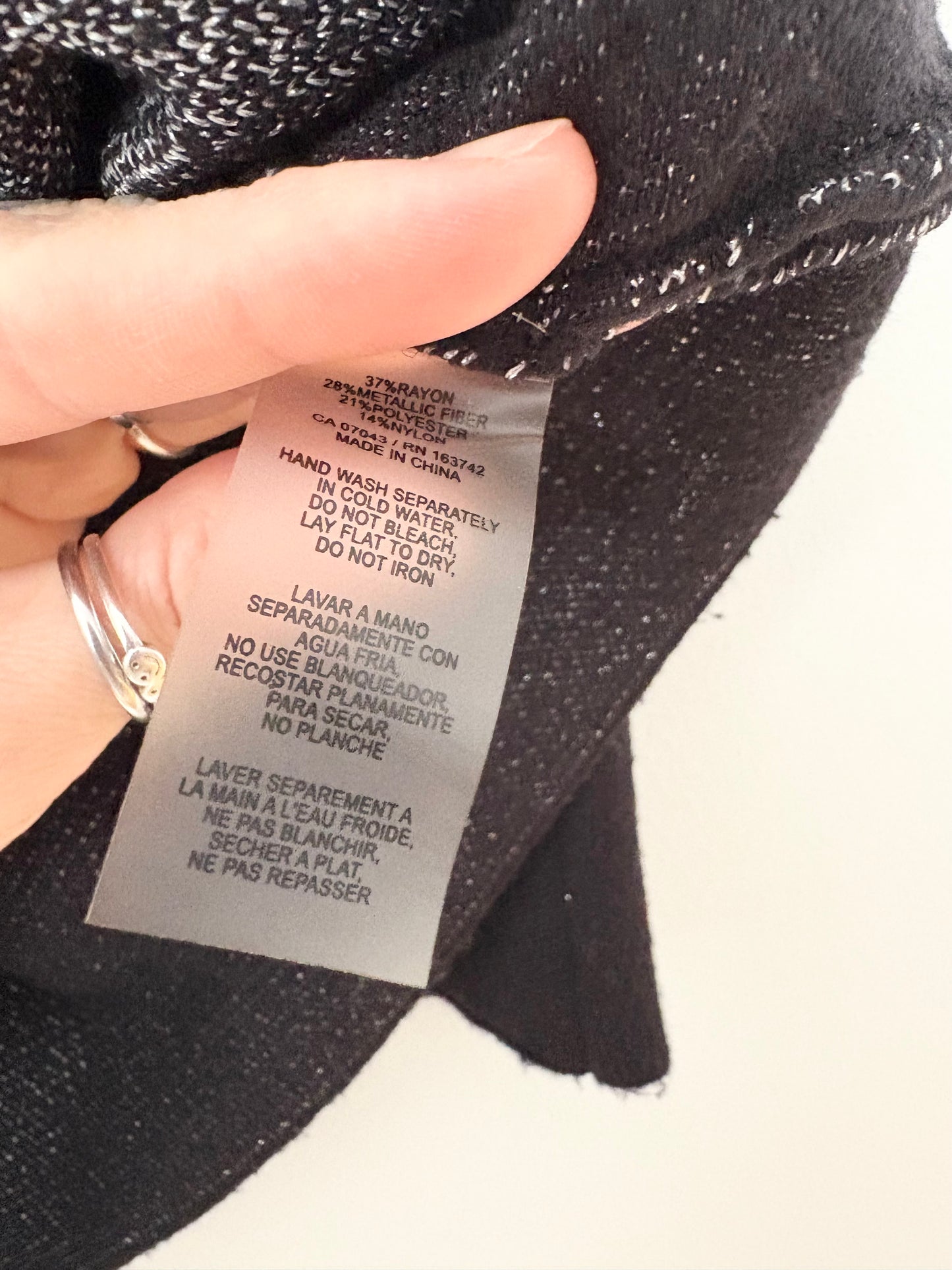 Pull Sioni à col roulé imprimé étoiles, taille M