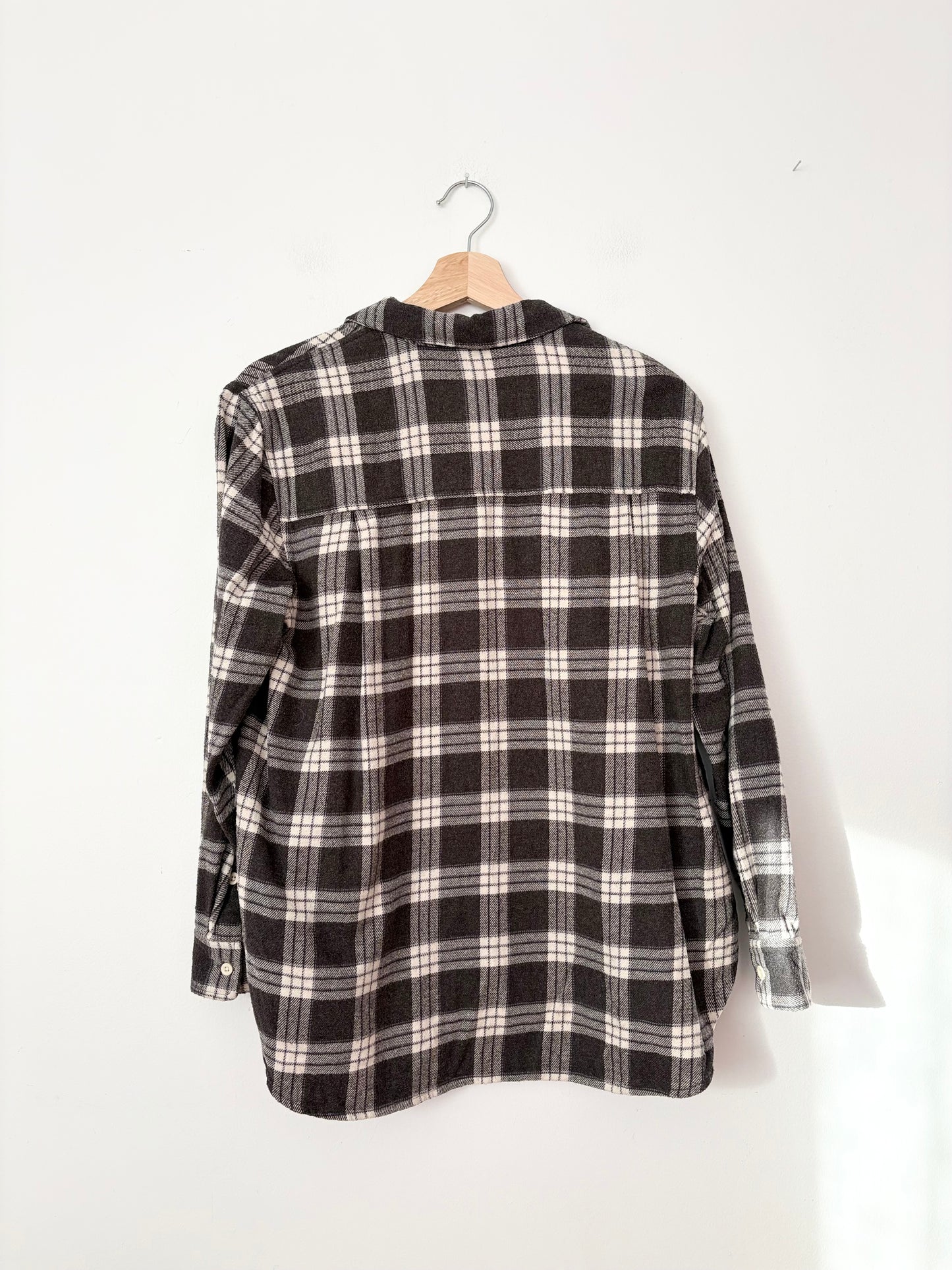 Madewell Oversized Ex-Boyfriend Swing Shirt in Pinella Plaid Medium