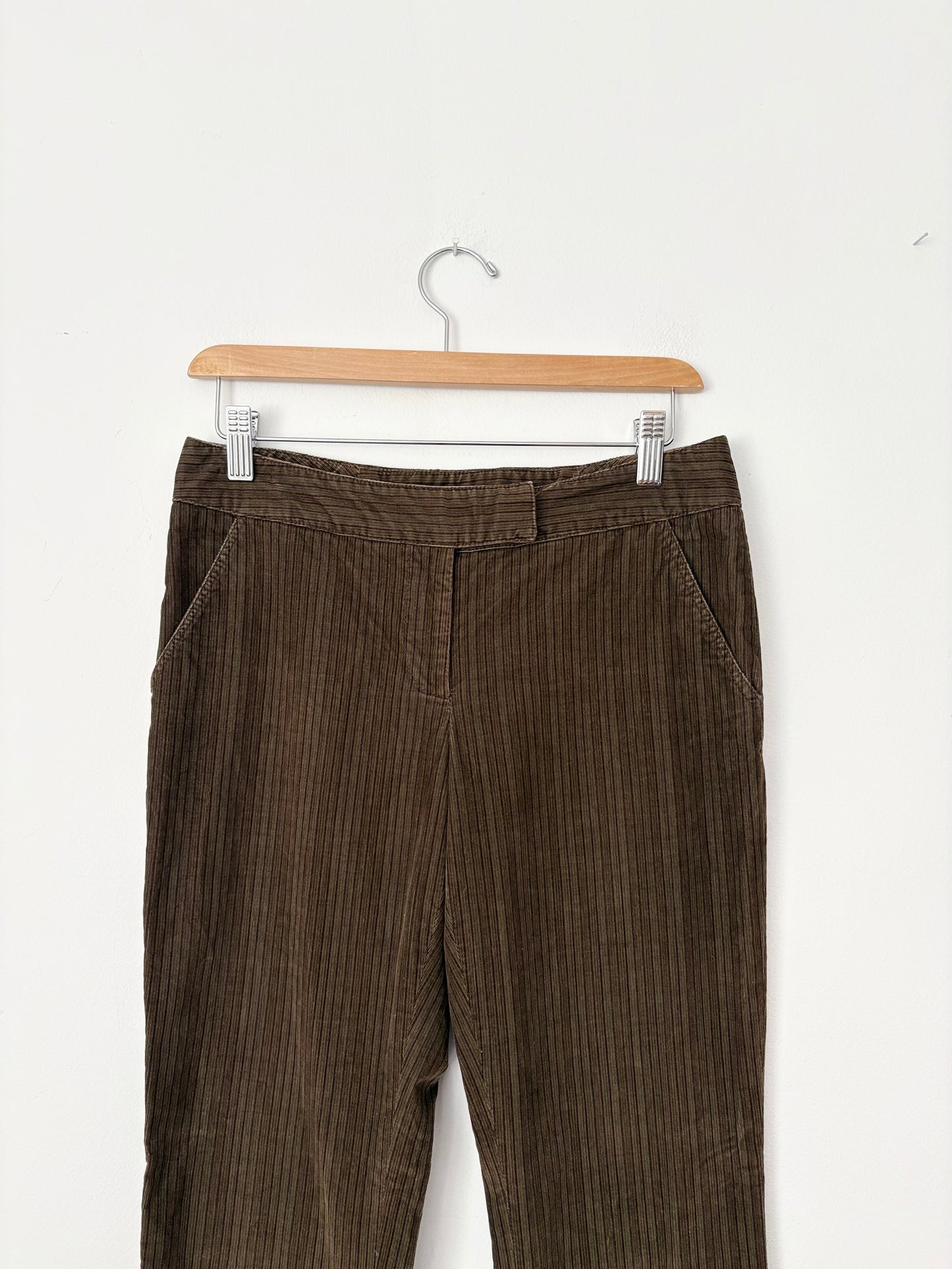 Pantalon évasé taille basse Diane Von Fustenberg Y2K, taille S/M