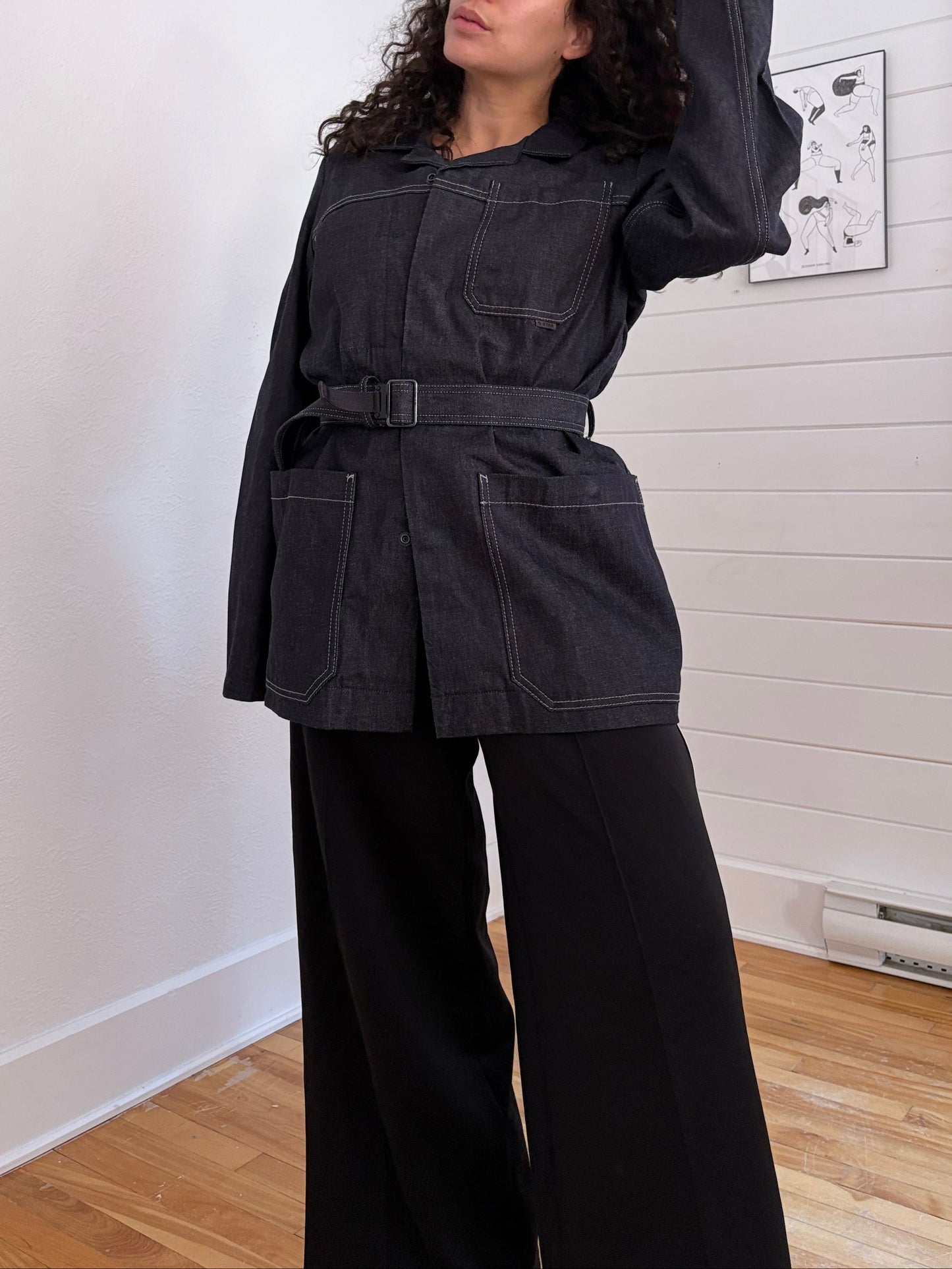 Veste en jean G-Star Raw Premium années 70, taille 2XL