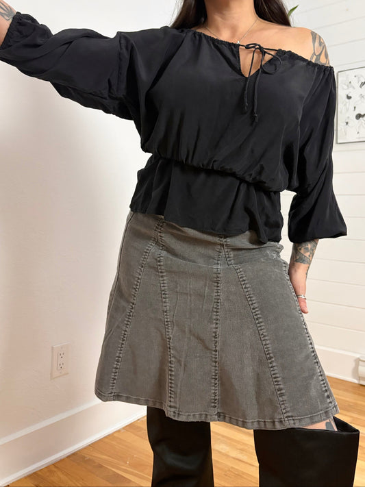 Chemisier en soie Aaron Ashe, taille S