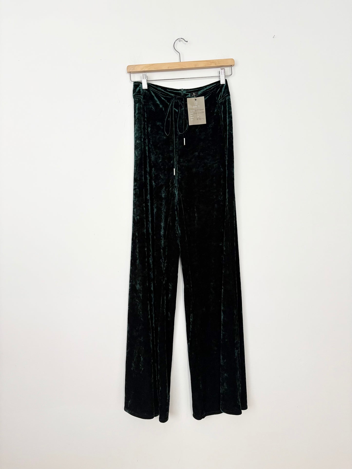 Billy T velvet wide leg pants XS/S