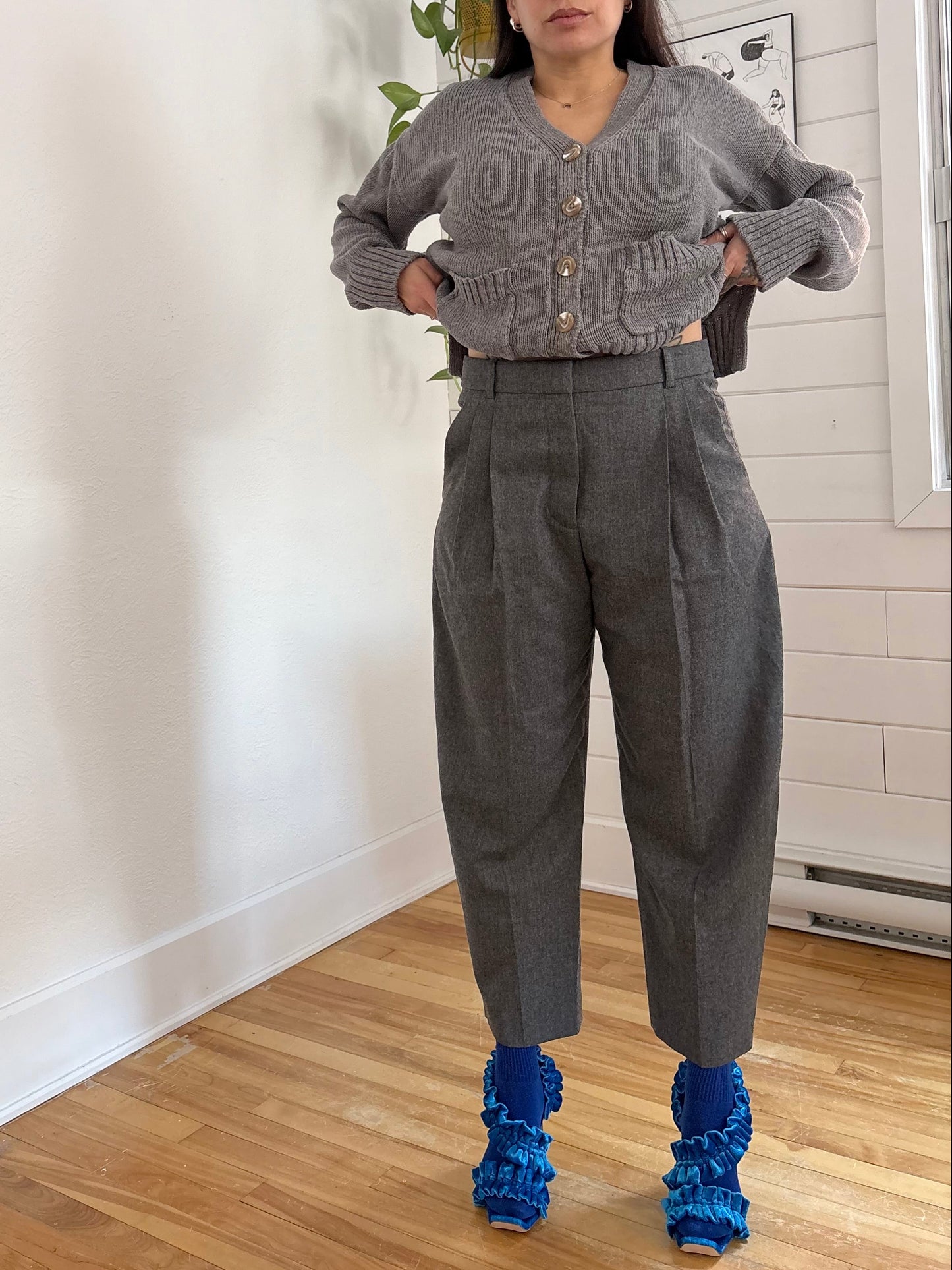 Stella Mccartney wool crop trousers W29/30