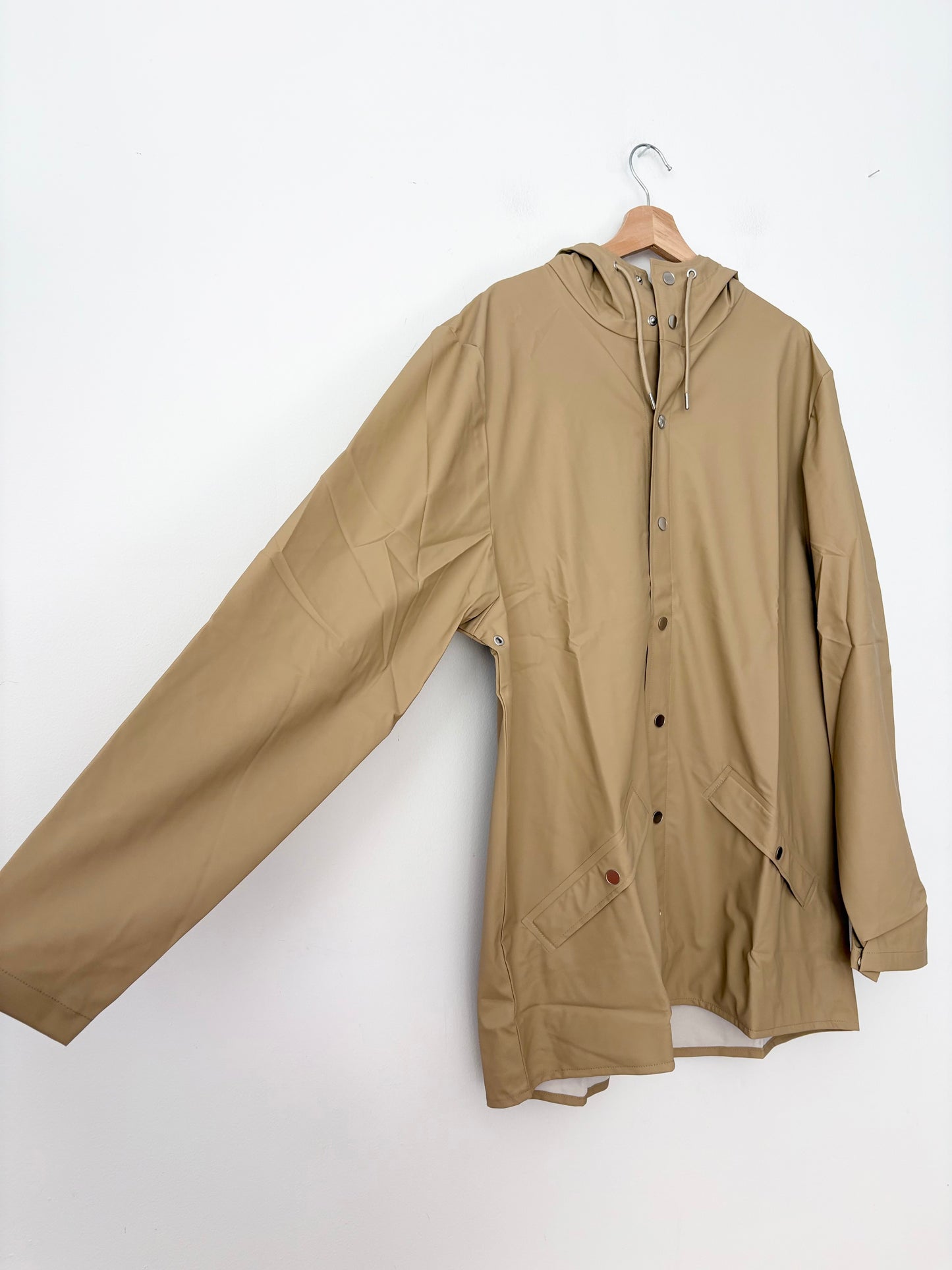 Veste de pluie RAINS W3 couleur sable XL