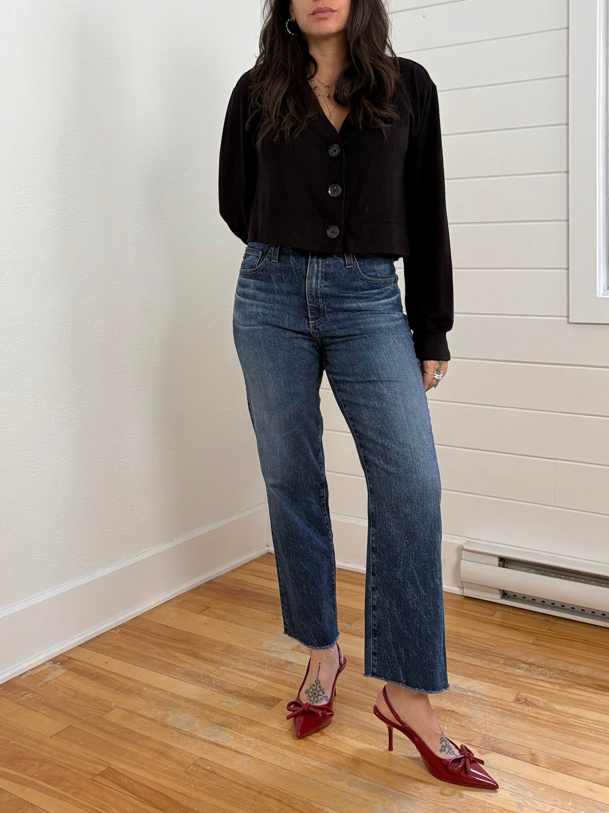 AG Jeans Alexxis high rise vintage straight W29