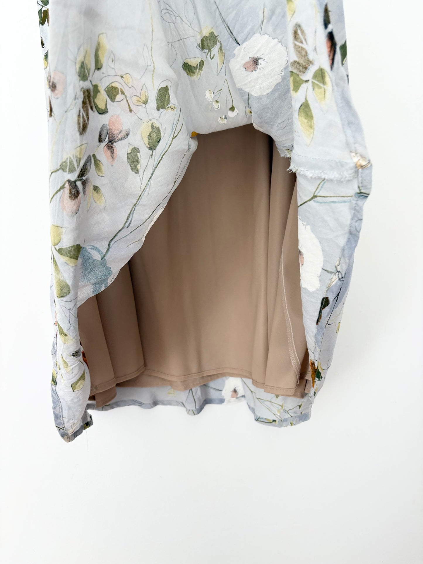 Jupe midi fluide fleurie vintage Taille M
