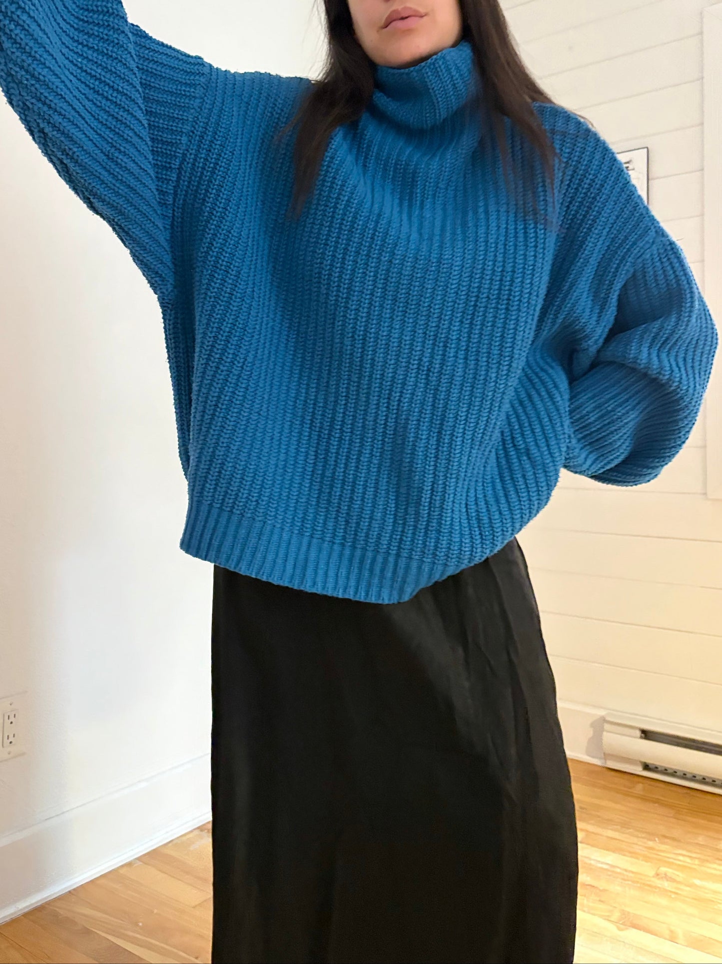 Free People swim too deep turtleneck sweater M-XL