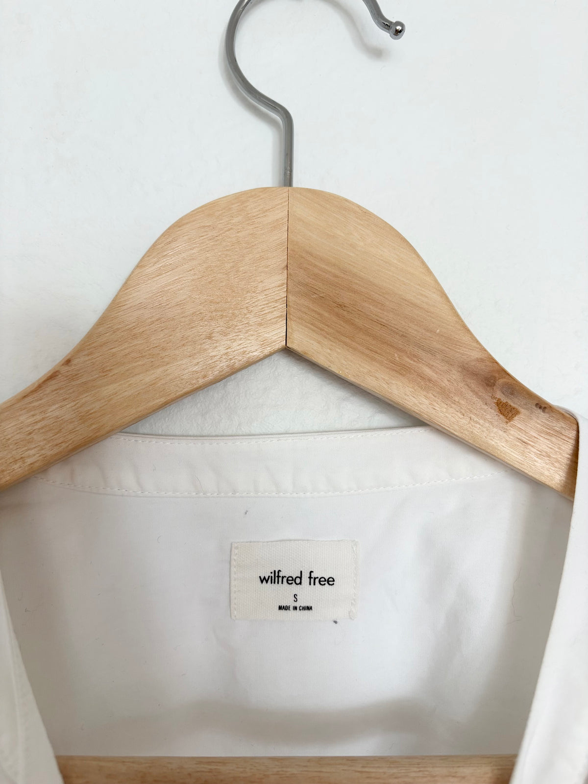 Chemise décontractée sans col Wilfred Taille S
