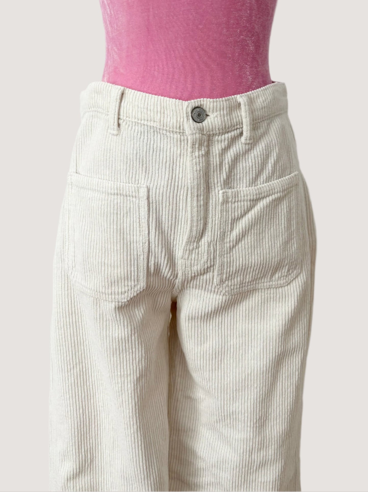 Pantalon large taille haute en velours côtelé Alyssa de Reformation W28/29