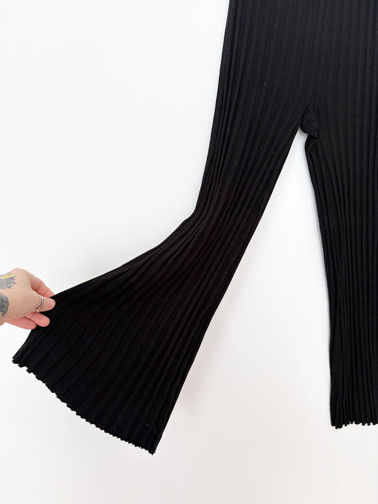 House of harlow ribbed stretchy flare pants Small