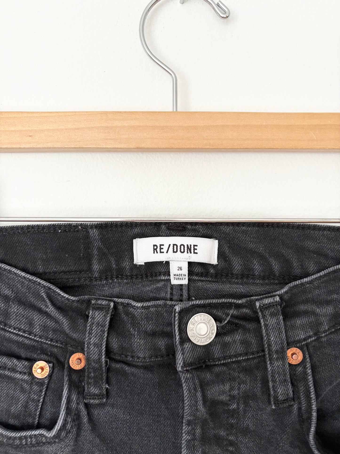 Redone high rise stove pipe in jet black W24/25