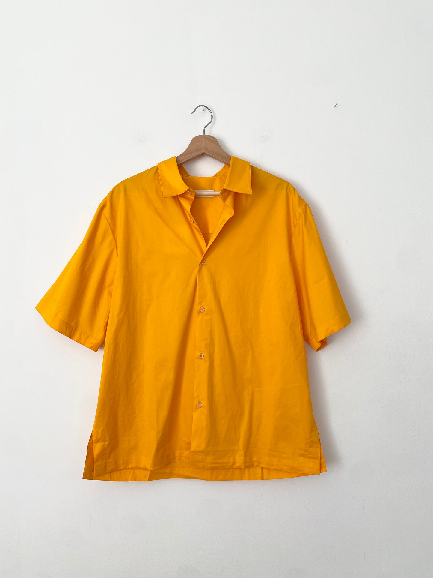 Chemise oversize jaune Sandro Paris XL
