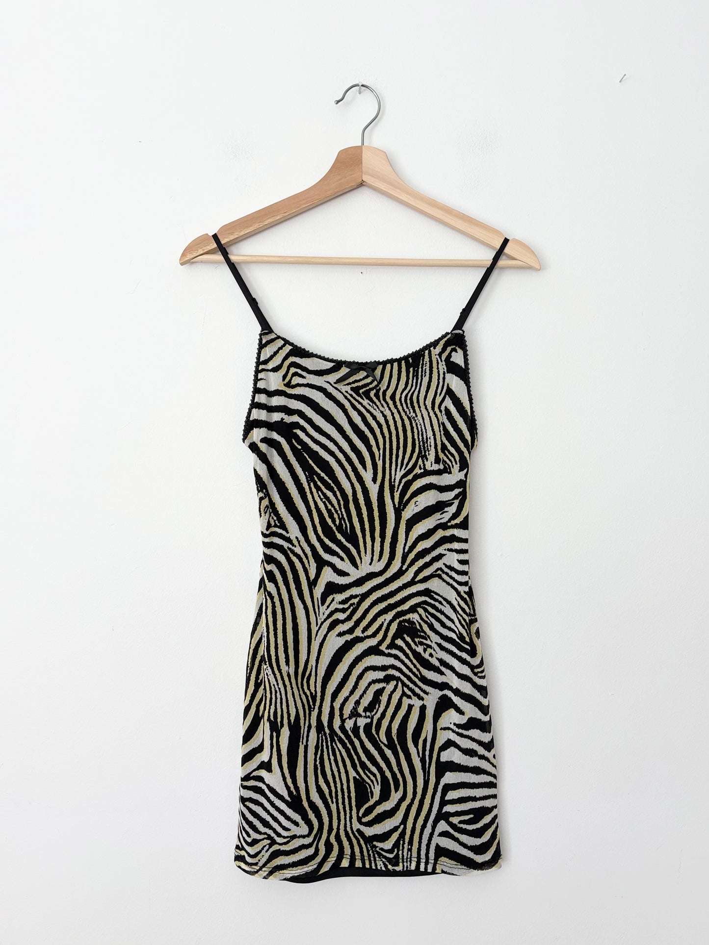 Urban Renewal zebra slip mini dress Medium